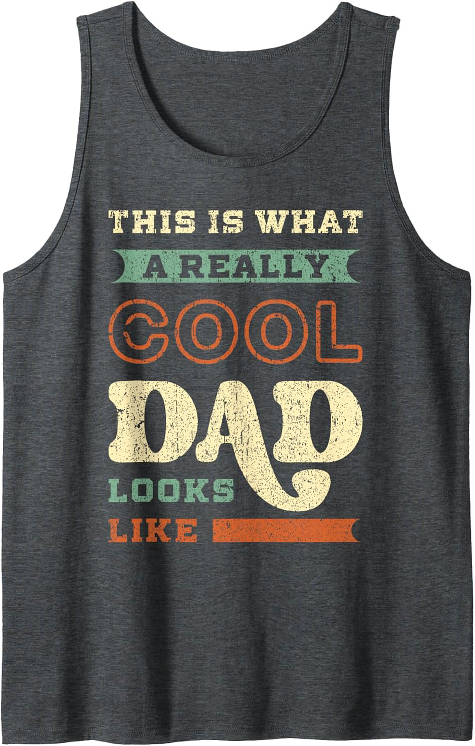 Cool Dad Graphic Tank Vintage Sleeveless Shirt Gift