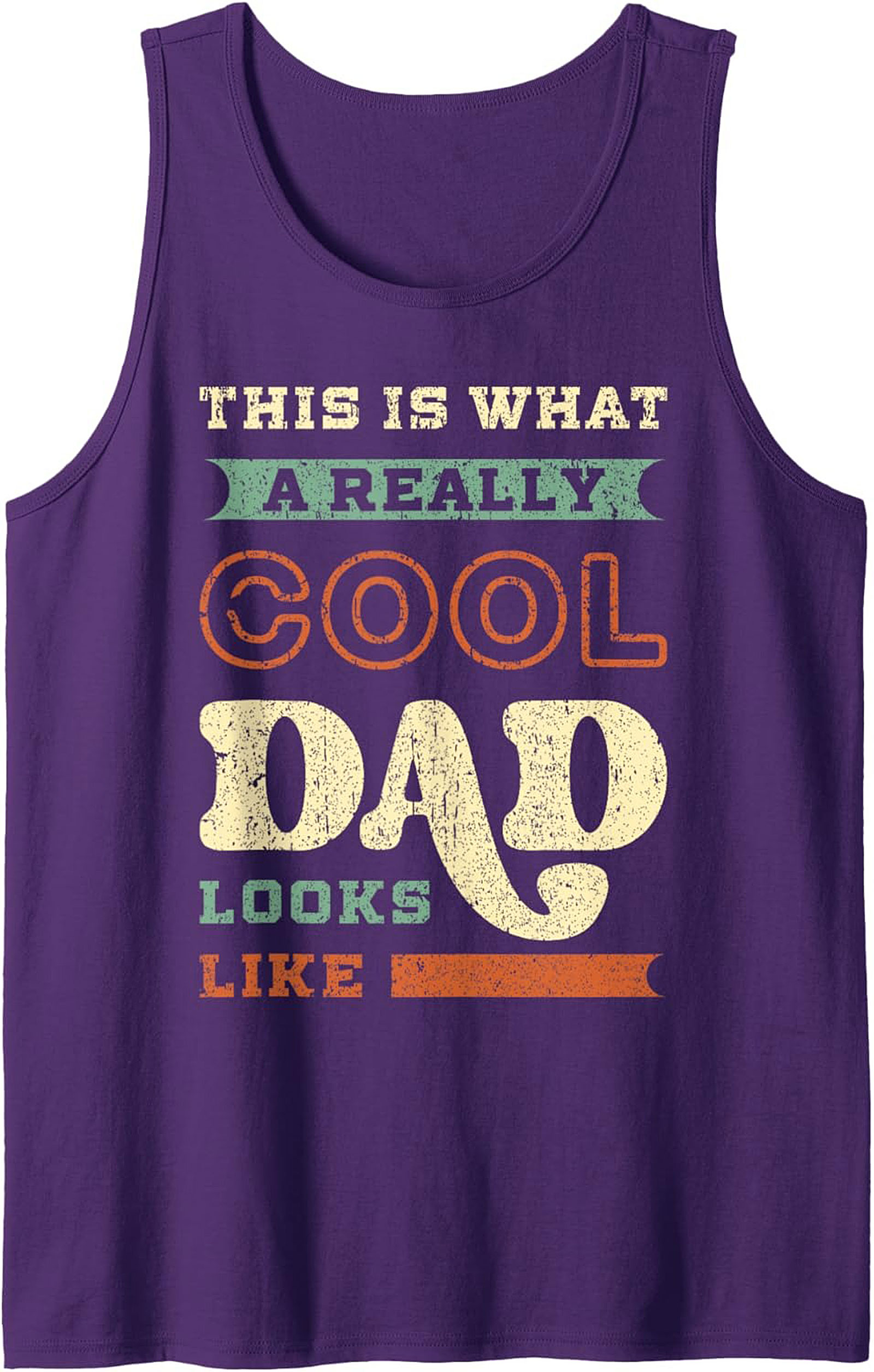 Cool Dad Graphic Tank Vintage Sleeveless Shirt Gift