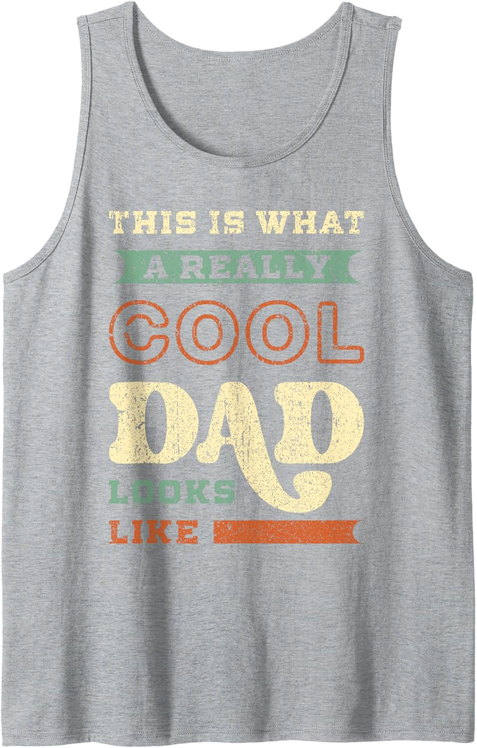 Cool Dad Graphic Tank Vintage Sleeveless Shirt Gift