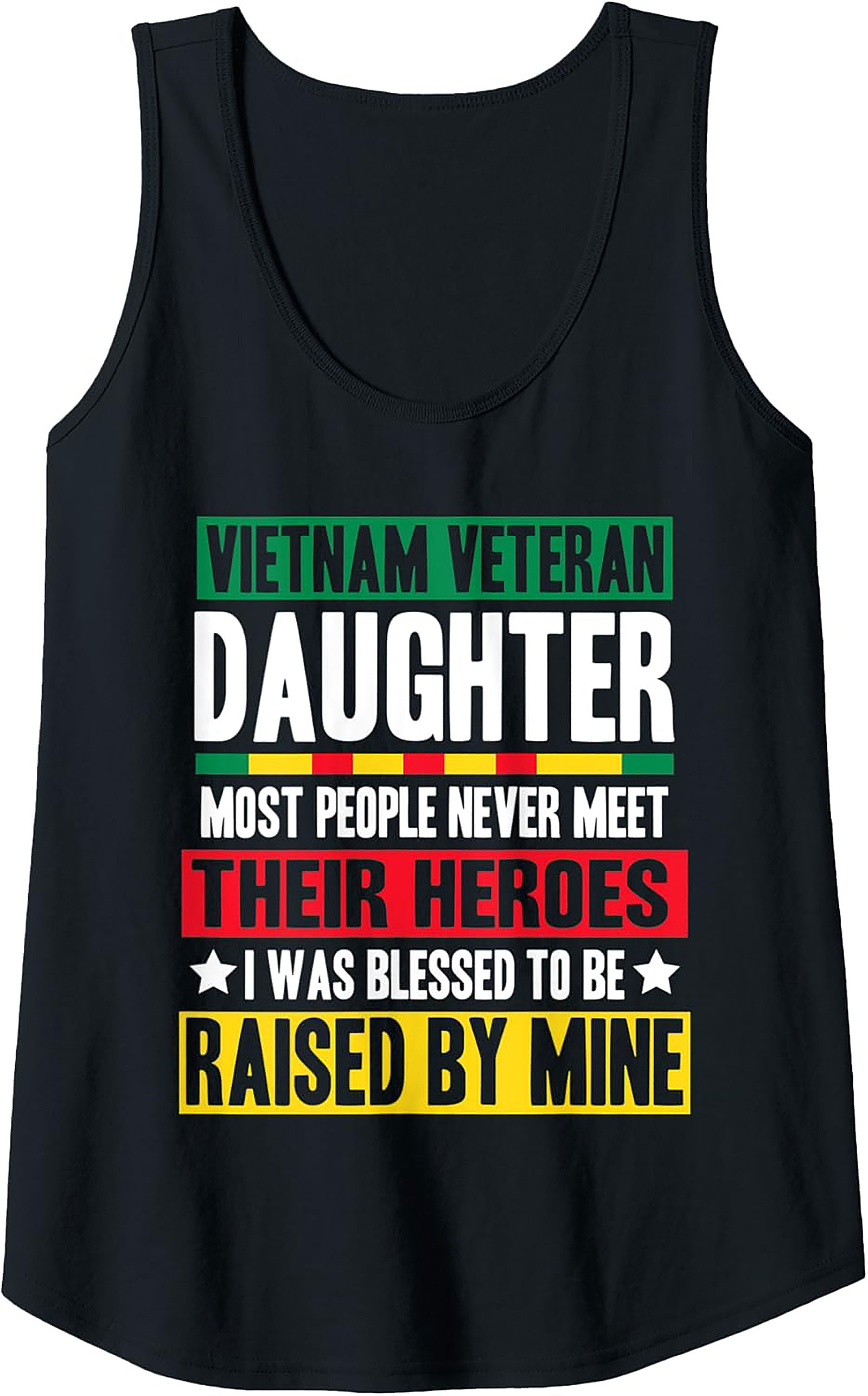 Vietnam Veteran Daughter Tank Top – Proud Hero Graphic Tank