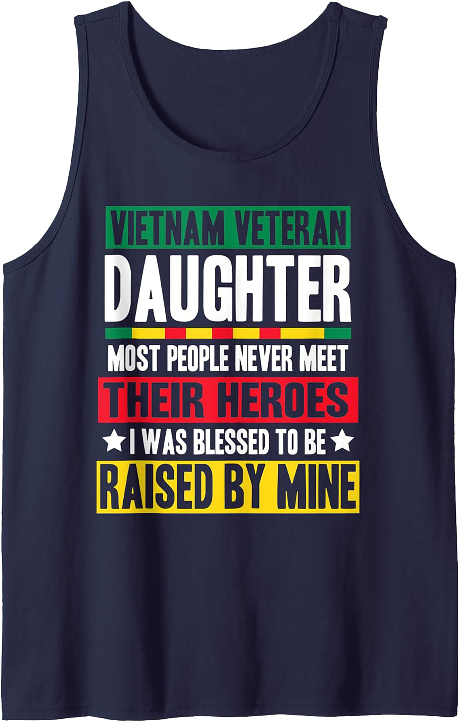 Vietnam Veteran Daughter Tank Top – Proud Hero Graphic Tank