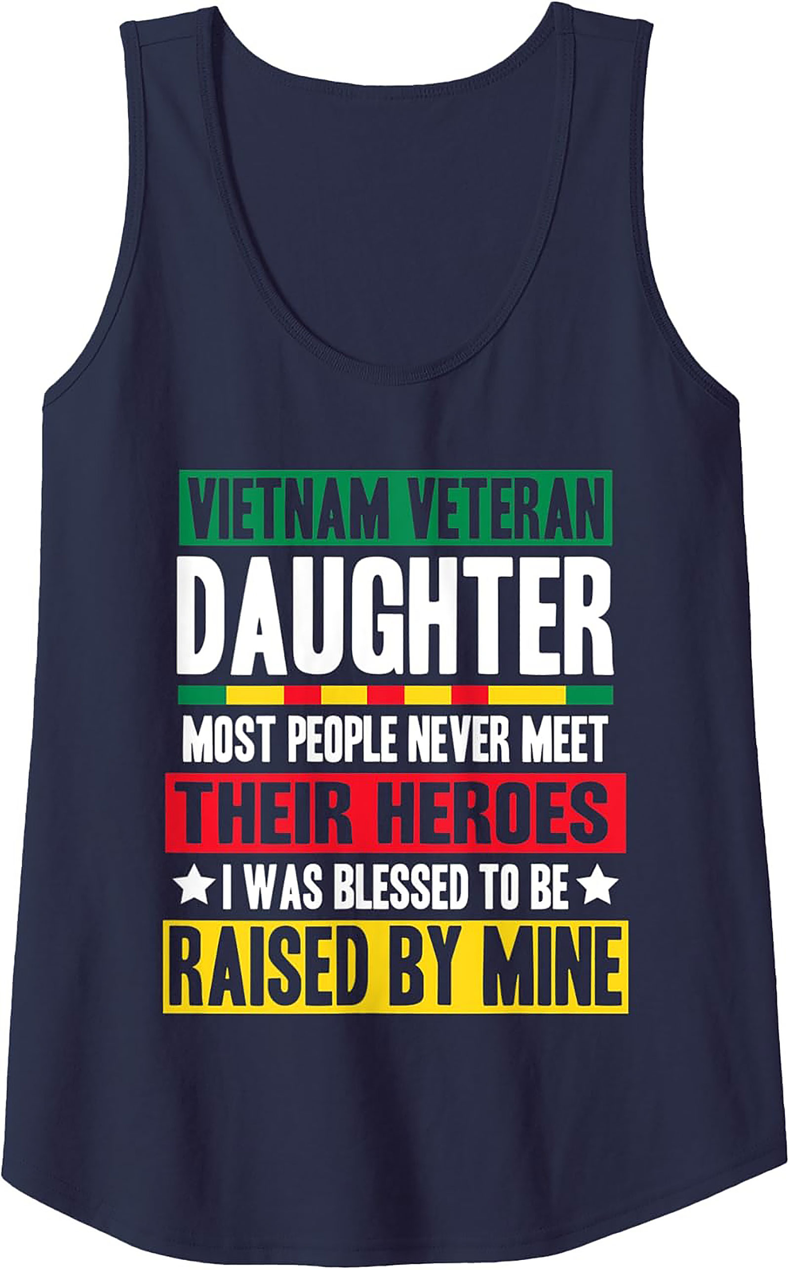 Vietnam Veteran Daughter Tank Top – Proud Hero Graphic Tank