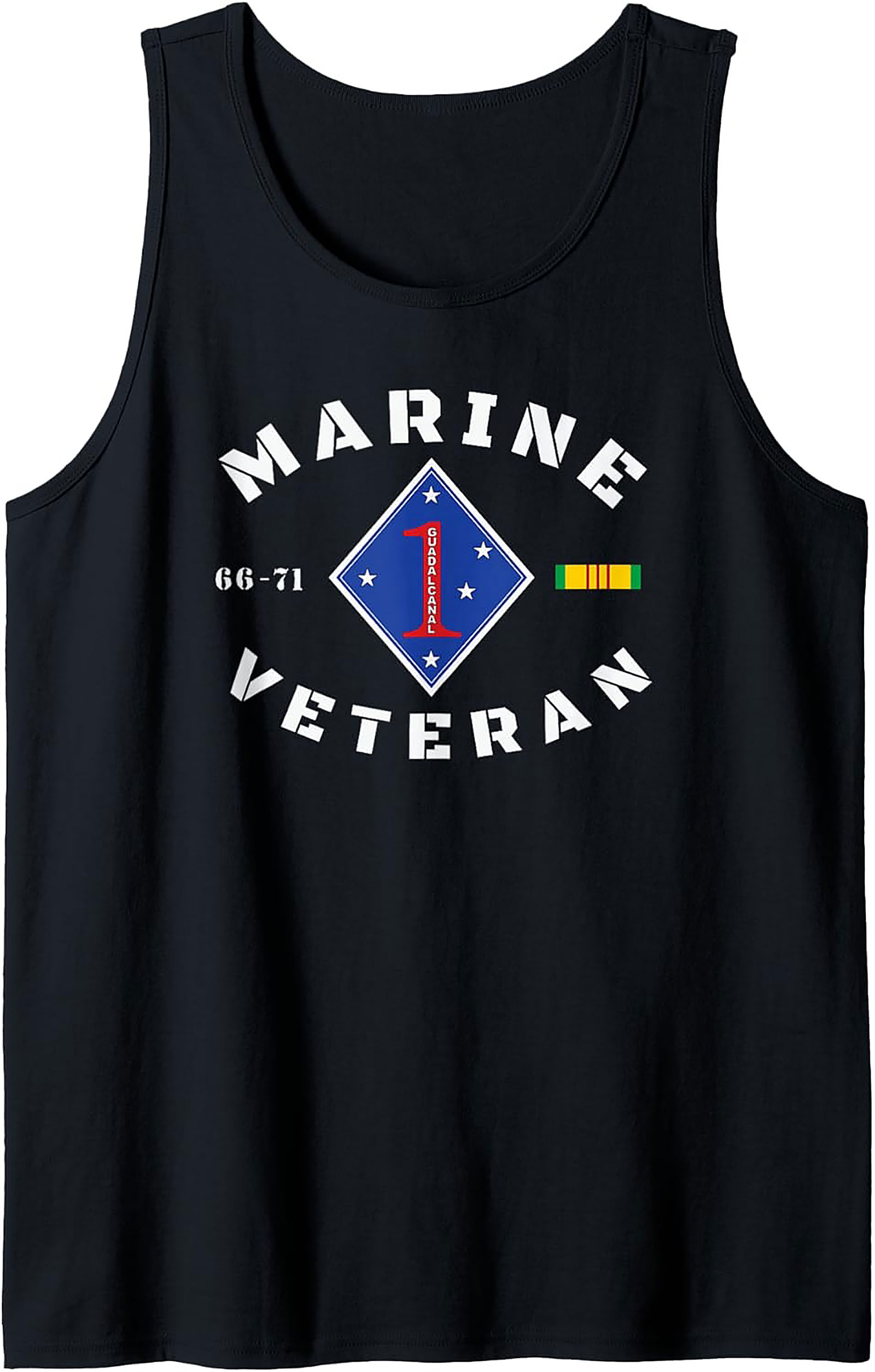 Marine Veteran Graphic Tank | USMC 1st Division | Gift Idea
