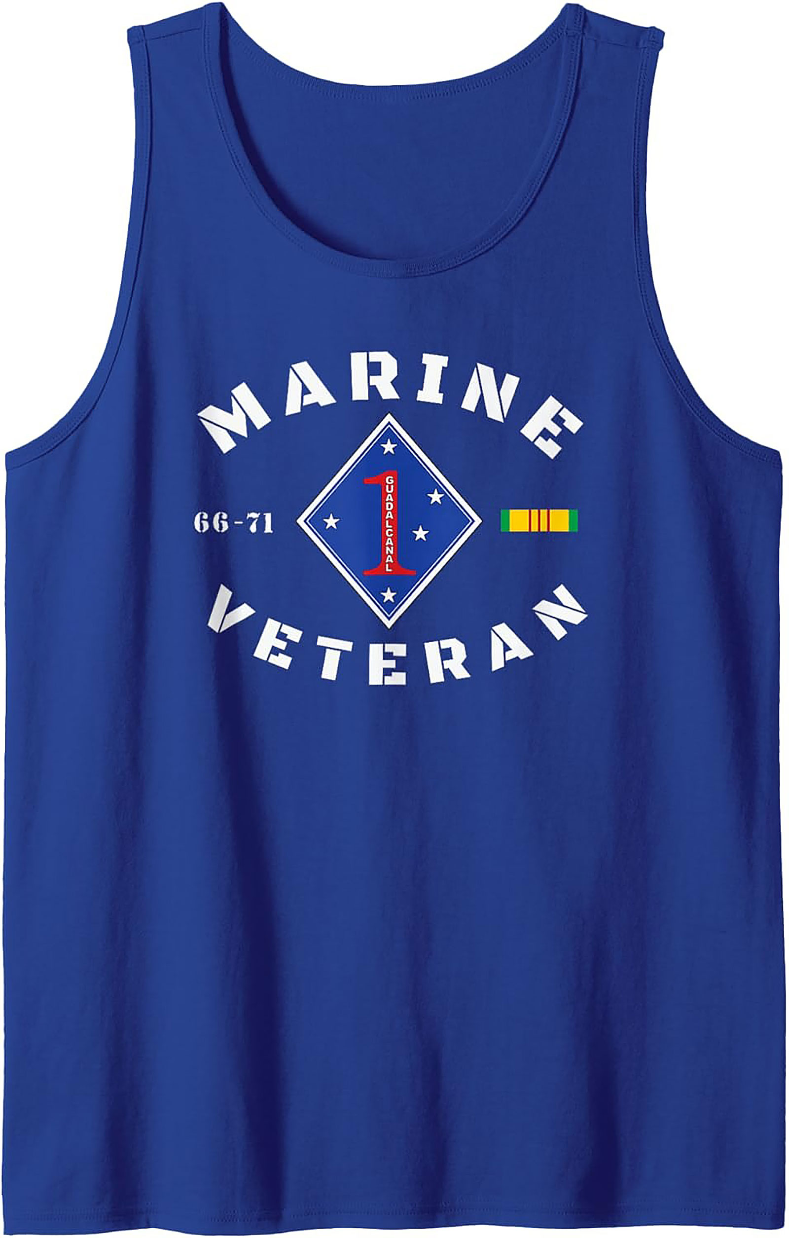 Marine Veteran Graphic Tank | USMC 1st Division | Gift Idea