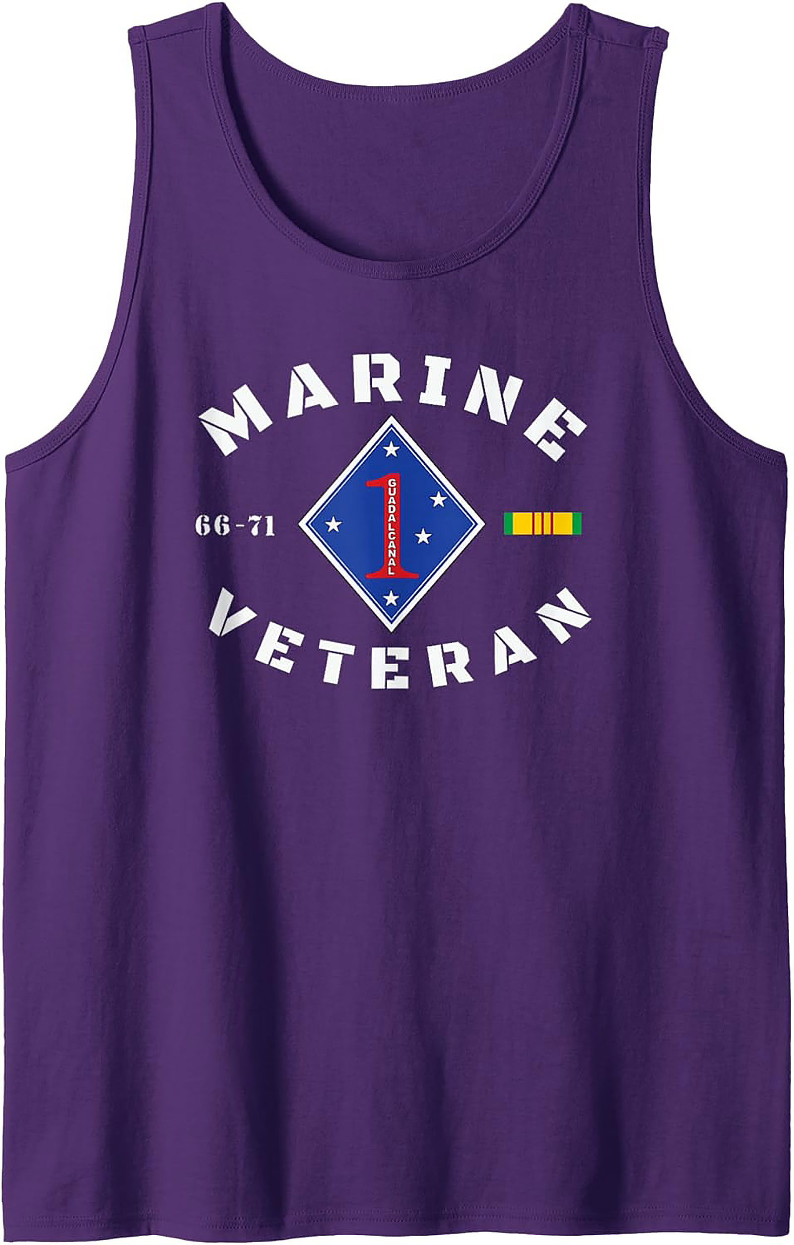 Marine Veteran Graphic Tank | USMC 1st Division | Gift Idea