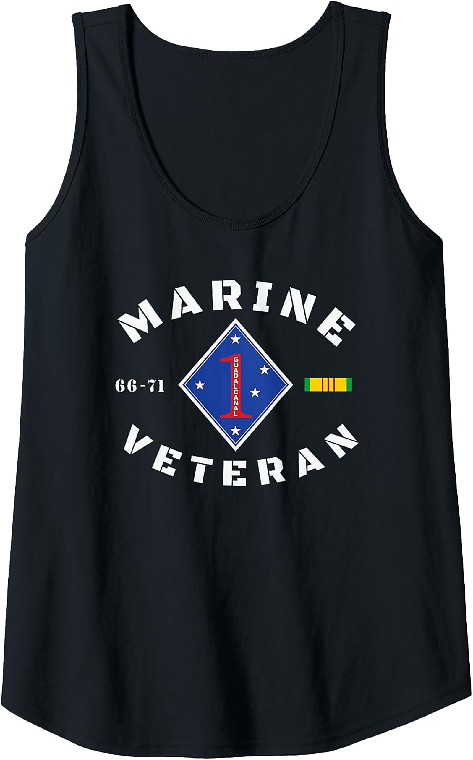 Marine Veteran Graphic Tank | USMC 1st Division | Gift Idea