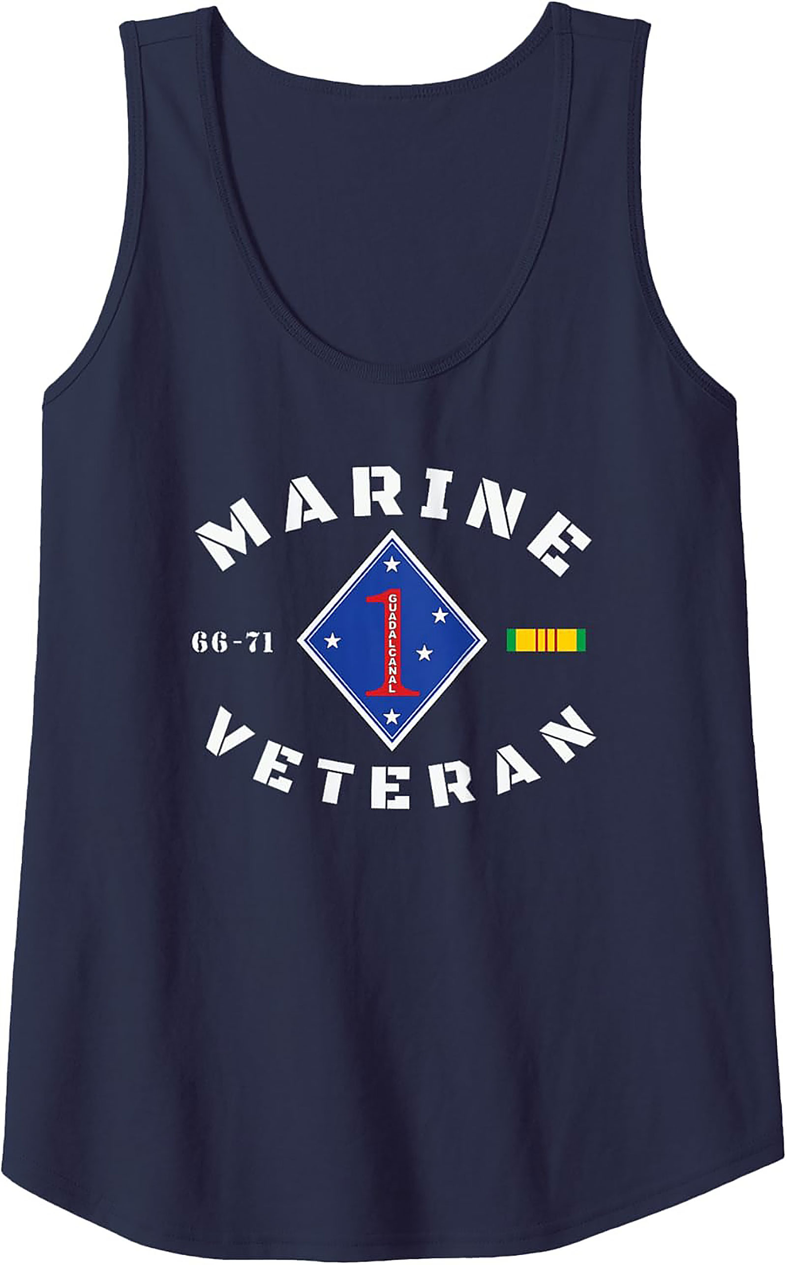 Marine Veteran Graphic Tank | USMC 1st Division | Gift Idea