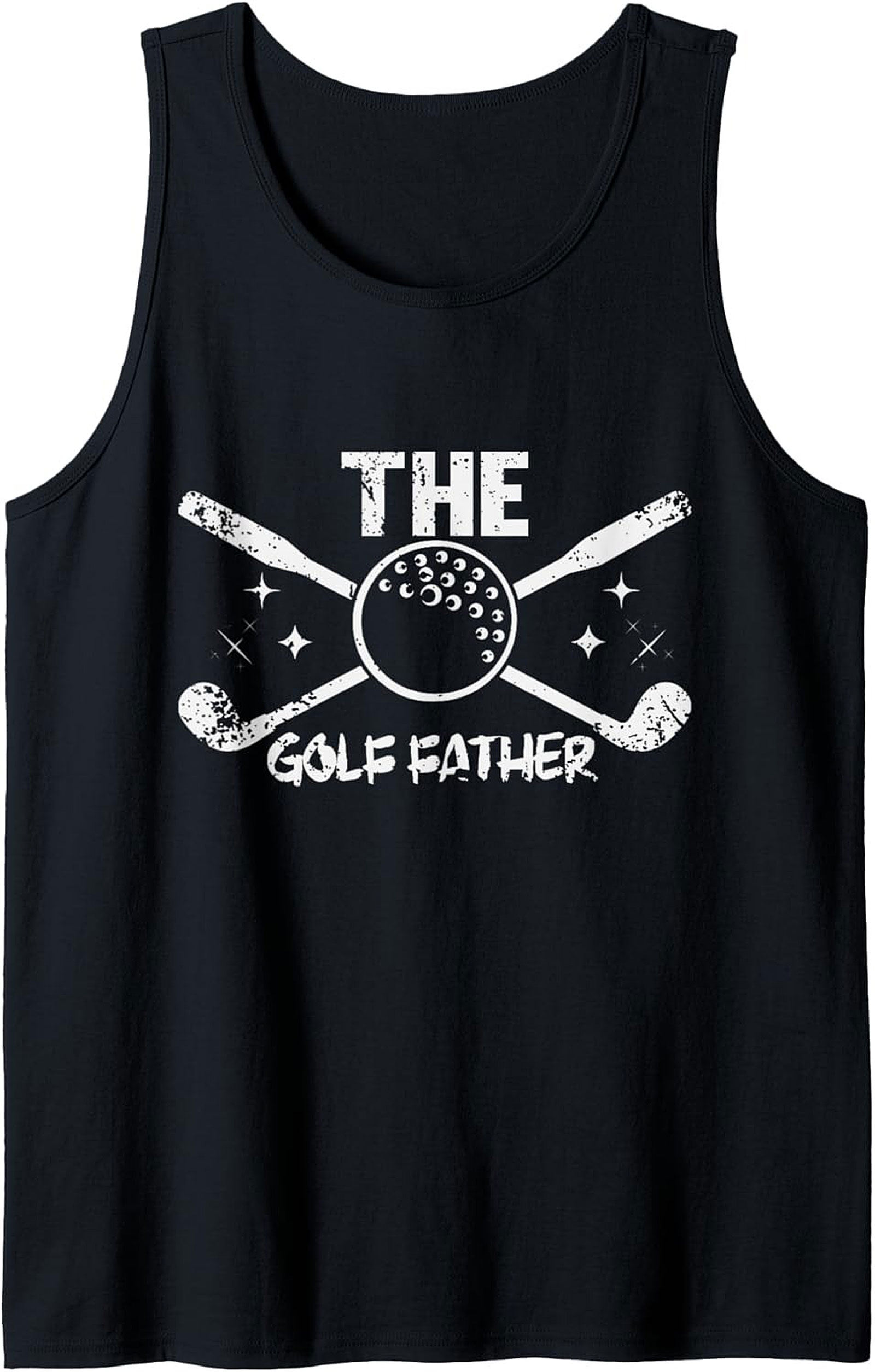 Golf Father Tank Top Funny Golf Dad Sleeveless Shirt