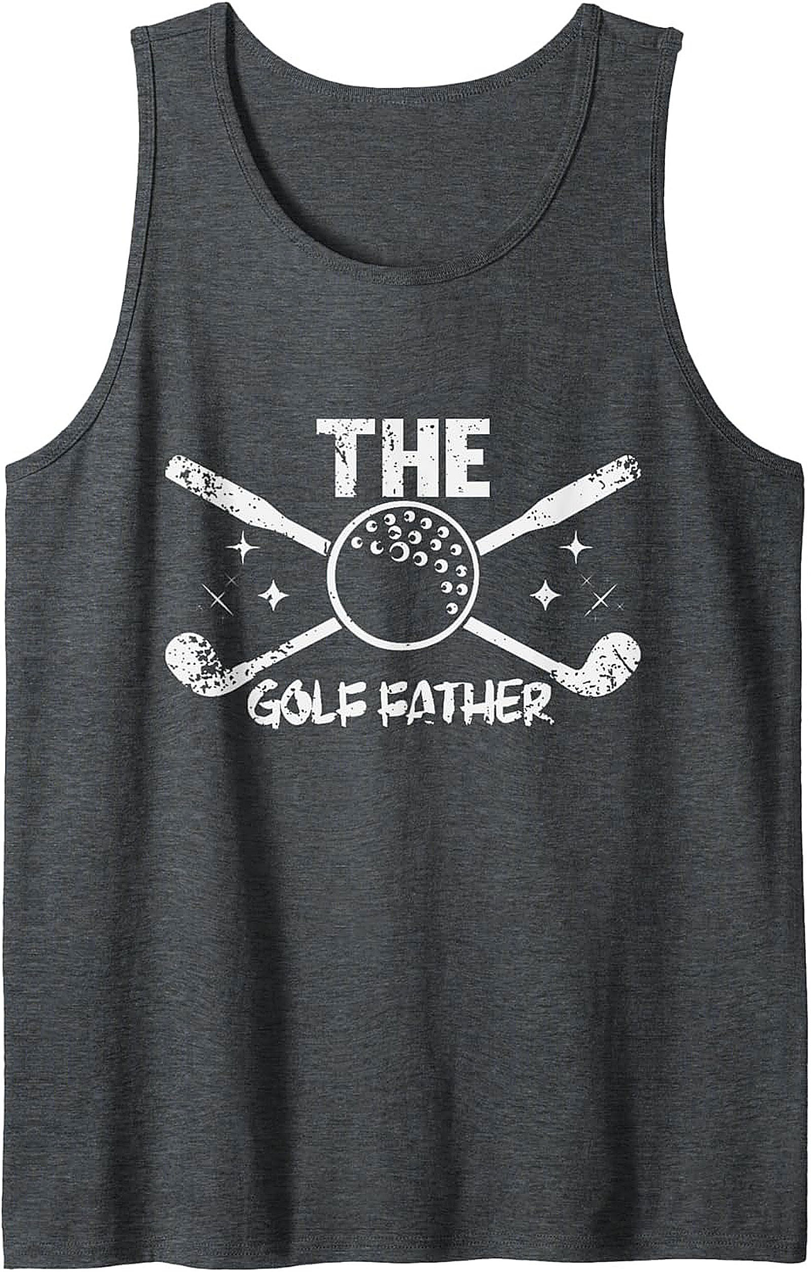 Golf Father Tank Top Funny Golf Dad Sleeveless Shirt