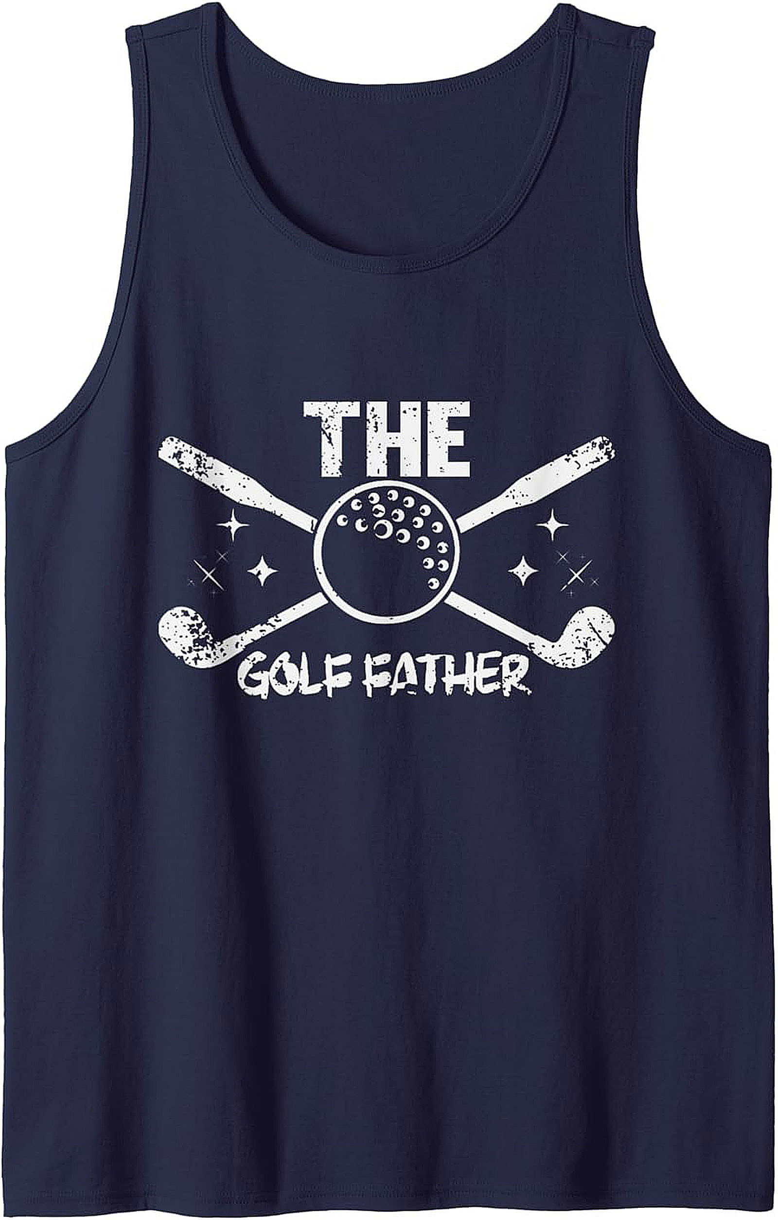 Golf Father Tank Top Funny Golf Dad Sleeveless Shirt