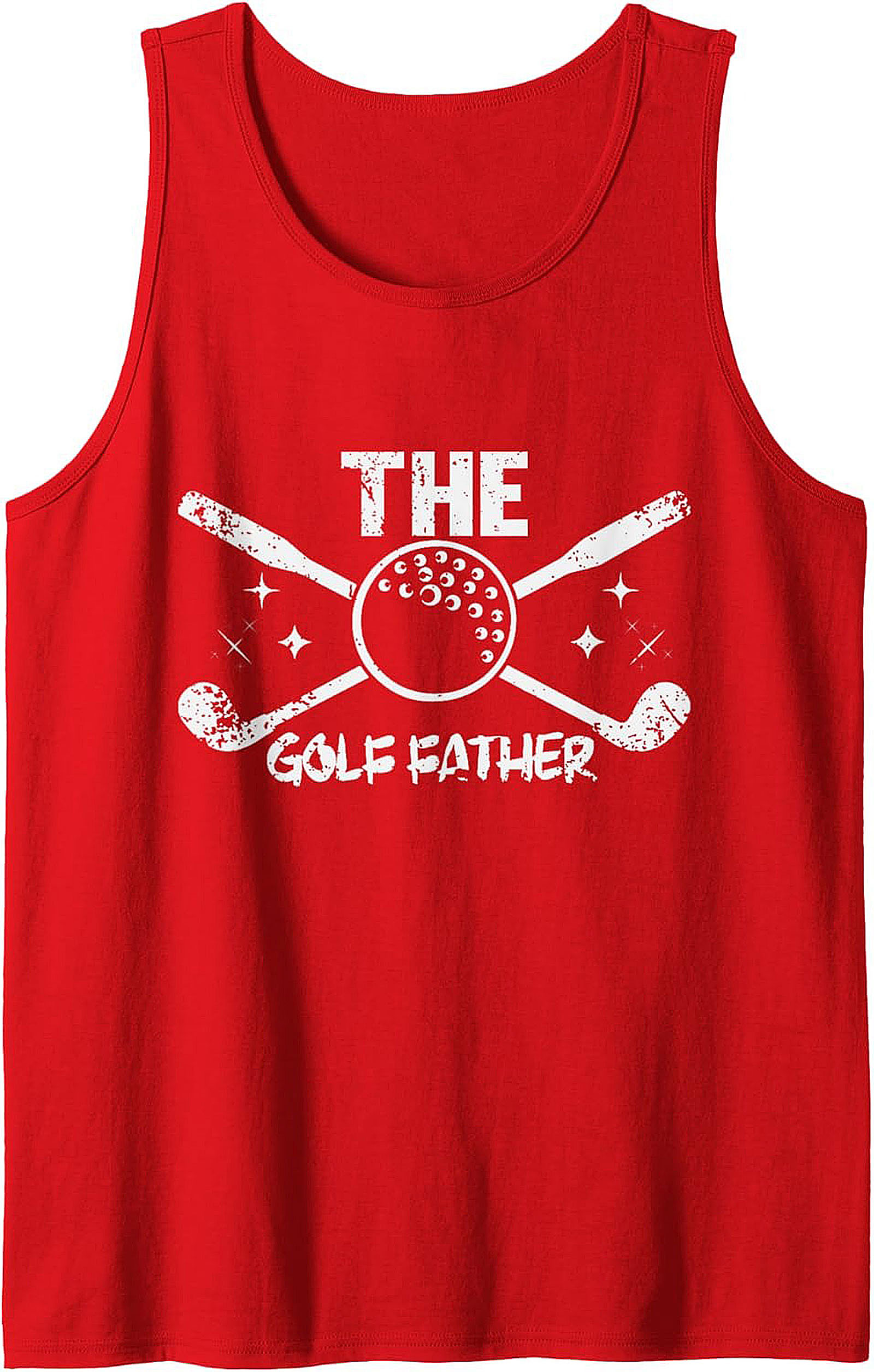 Golf Father Tank Top Funny Golf Dad Sleeveless Shirt