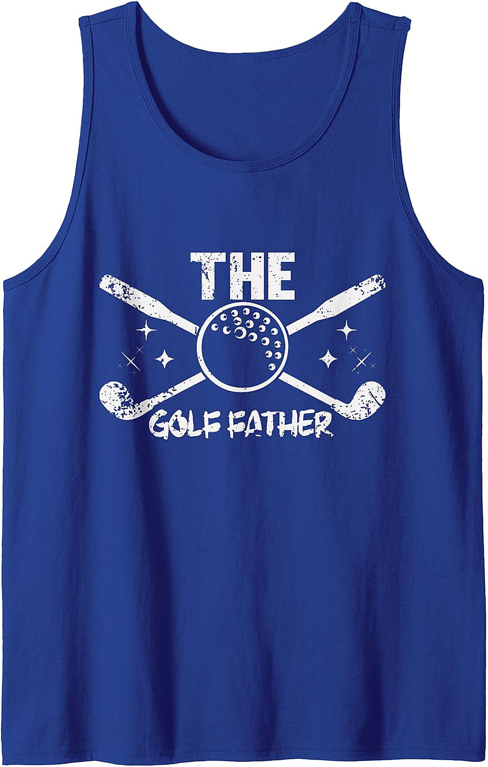Golf Father Tank Top Funny Golf Dad Sleeveless Shirt