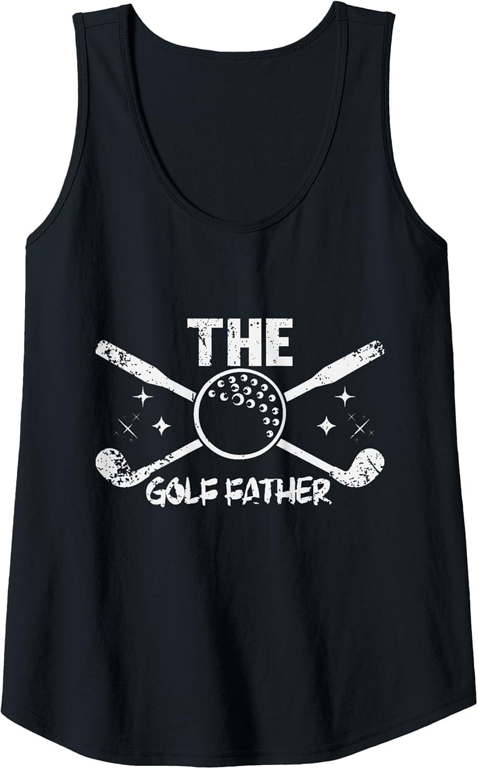 Golf Father Tank Top Funny Golf Dad Sleeveless Shirt
