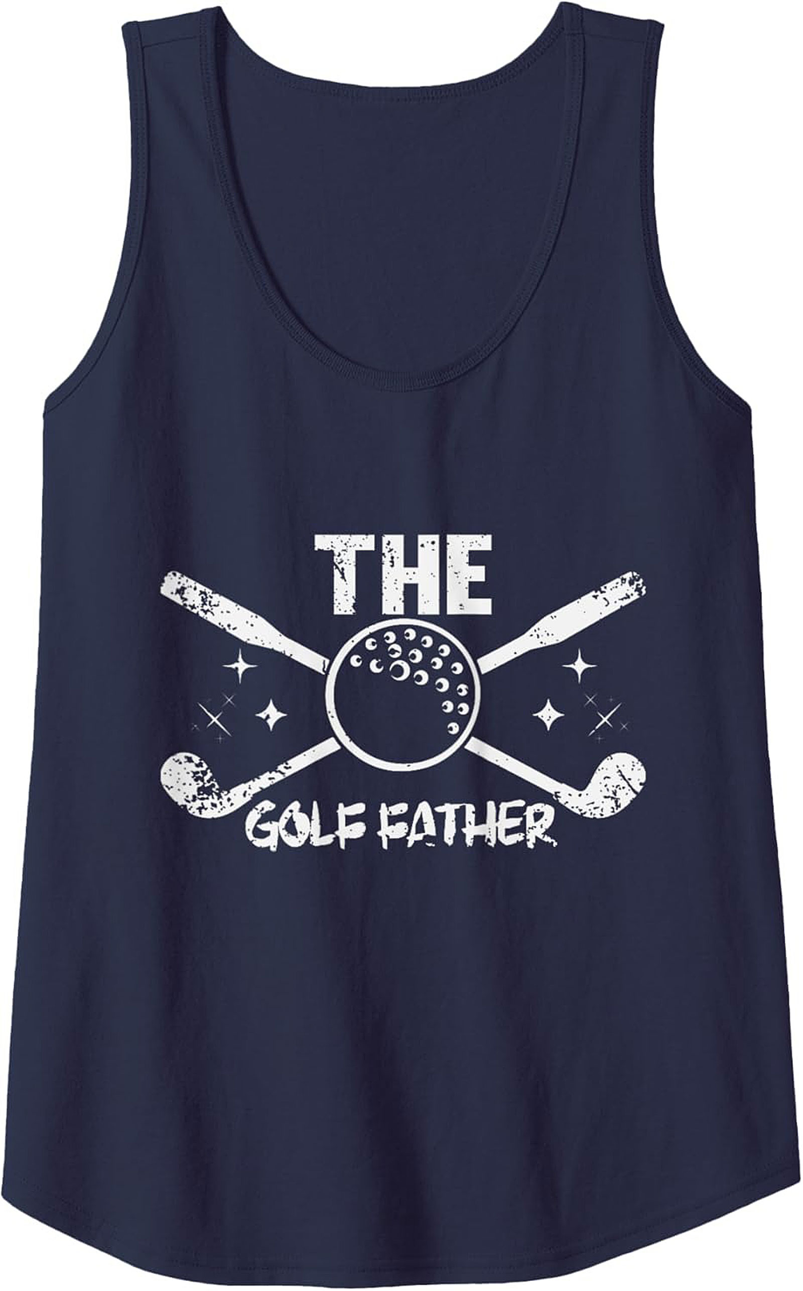 Golf Father Tank Top Funny Golf Dad Sleeveless Shirt