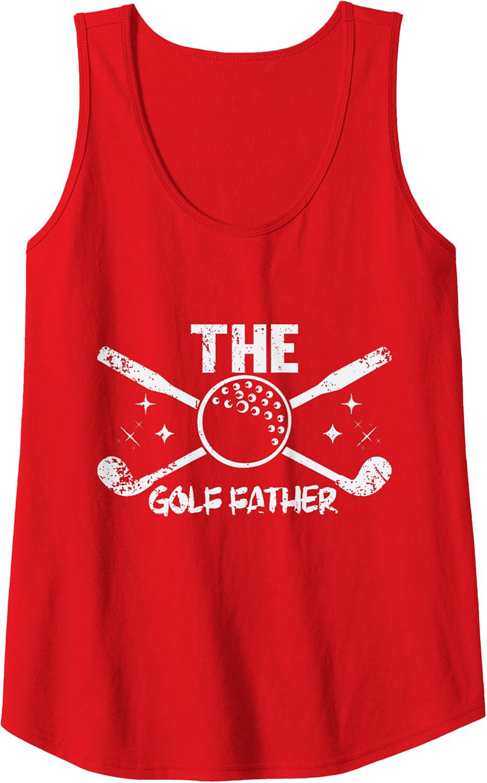 Golf Father Tank Top Funny Golf Dad Sleeveless Shirt