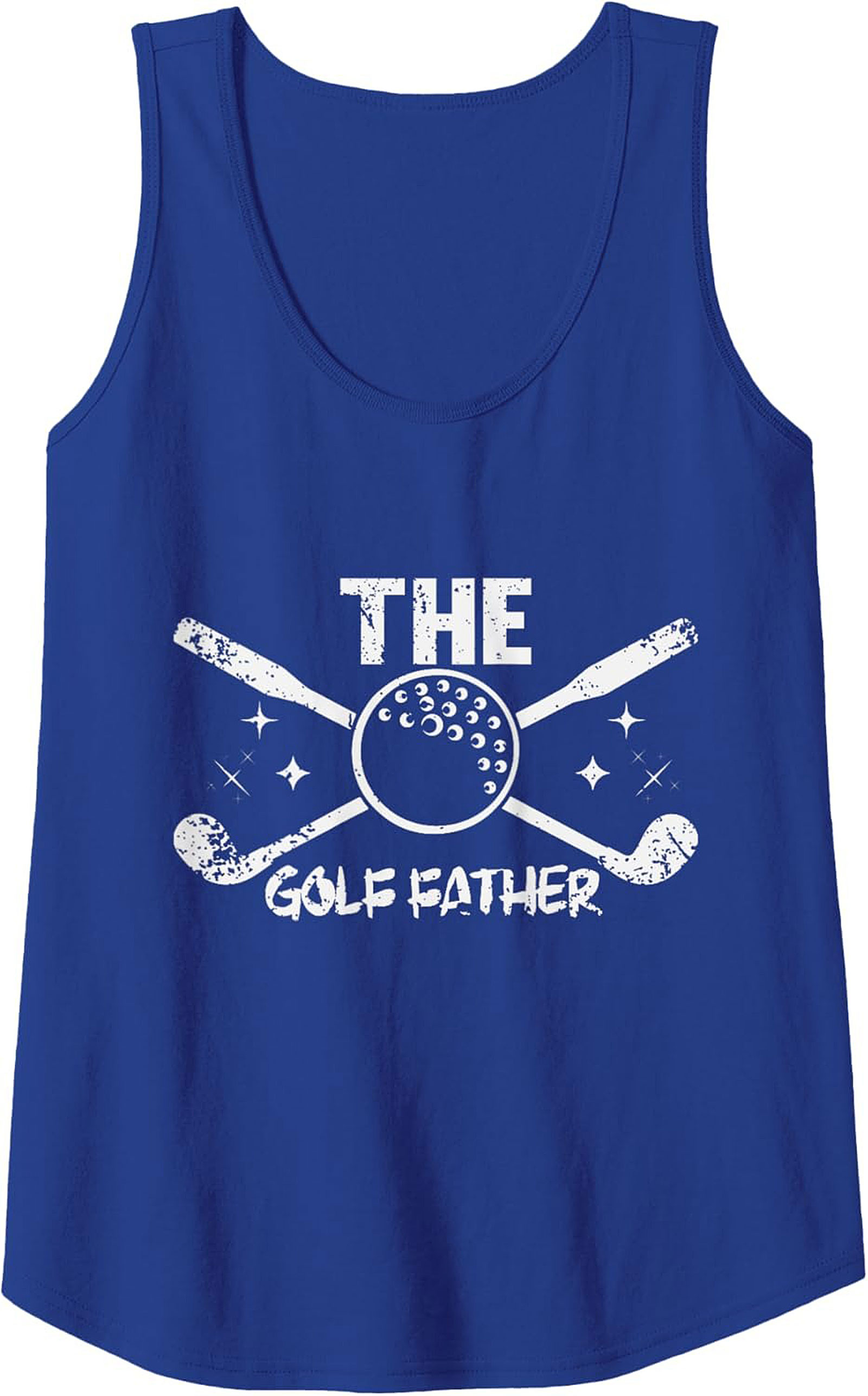 Golf Father Tank Top Funny Golf Dad Sleeveless Shirt