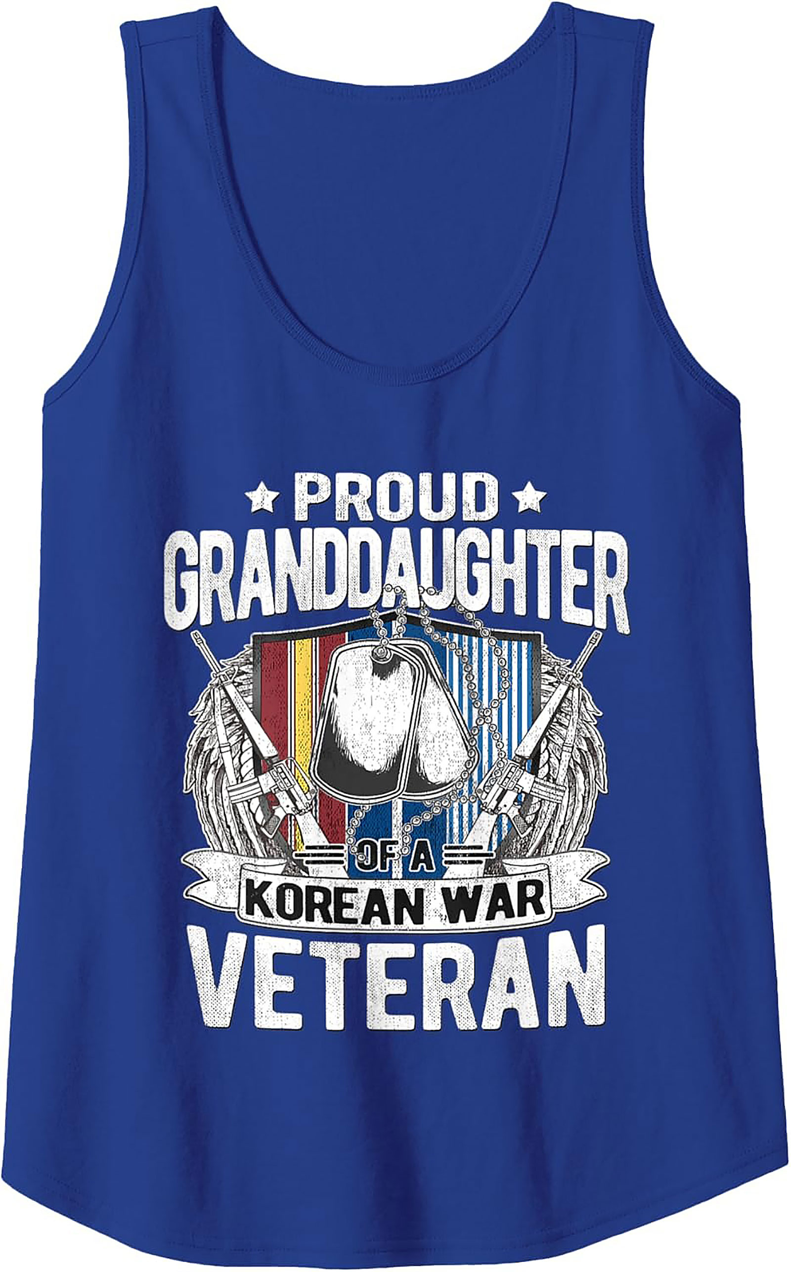 Proud Korean War Veteran Granddaughter Tank Top Gift