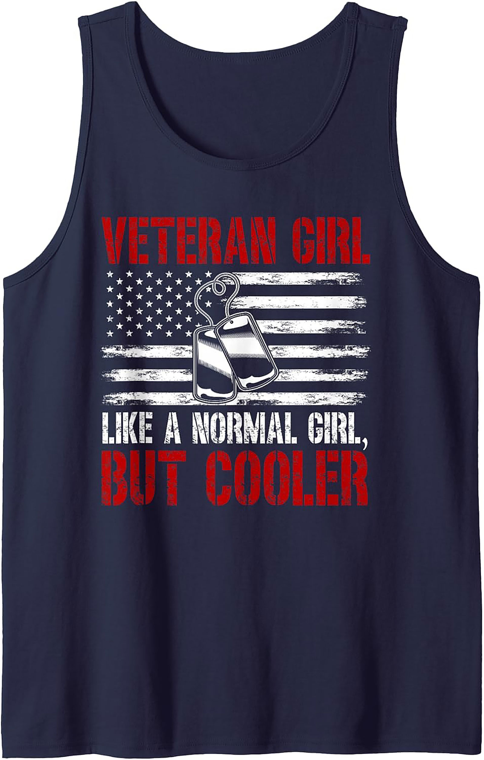 Veteran Girl But Cooler Graphic Tank | Military Sleeveless Shirt