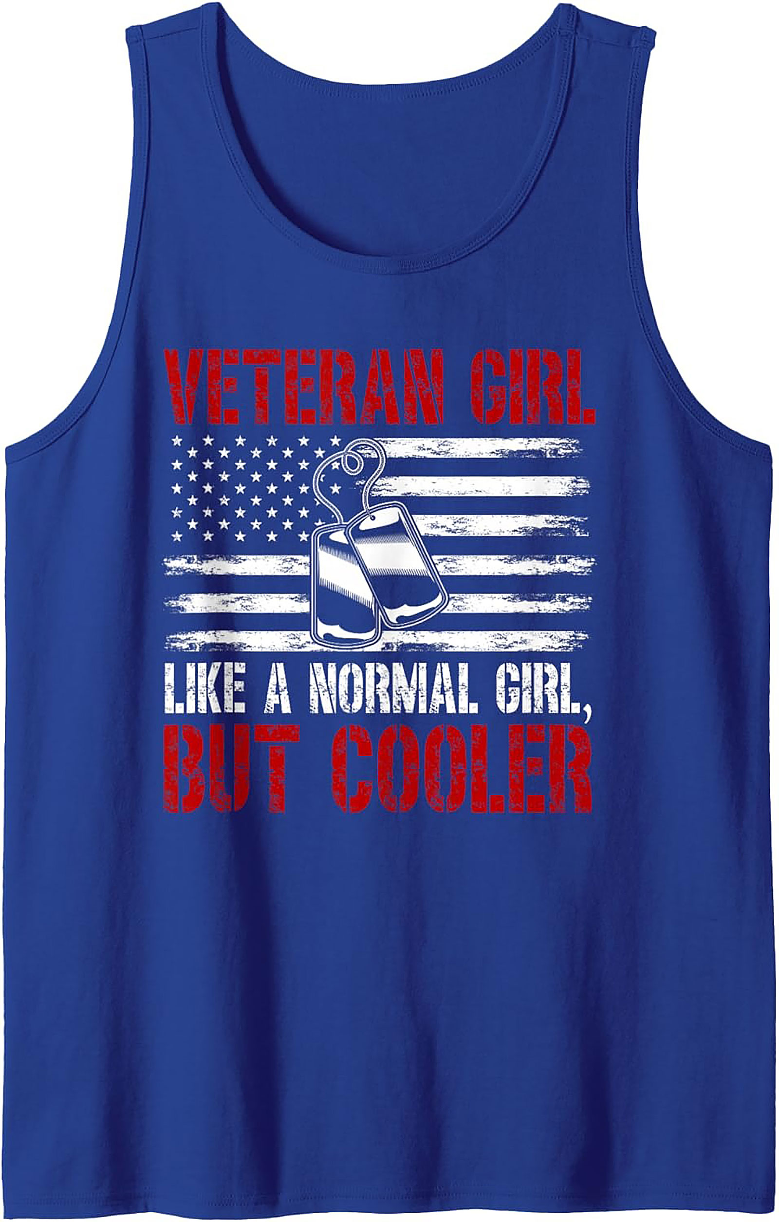 Veteran Girl But Cooler Graphic Tank | Military Sleeveless Shirt