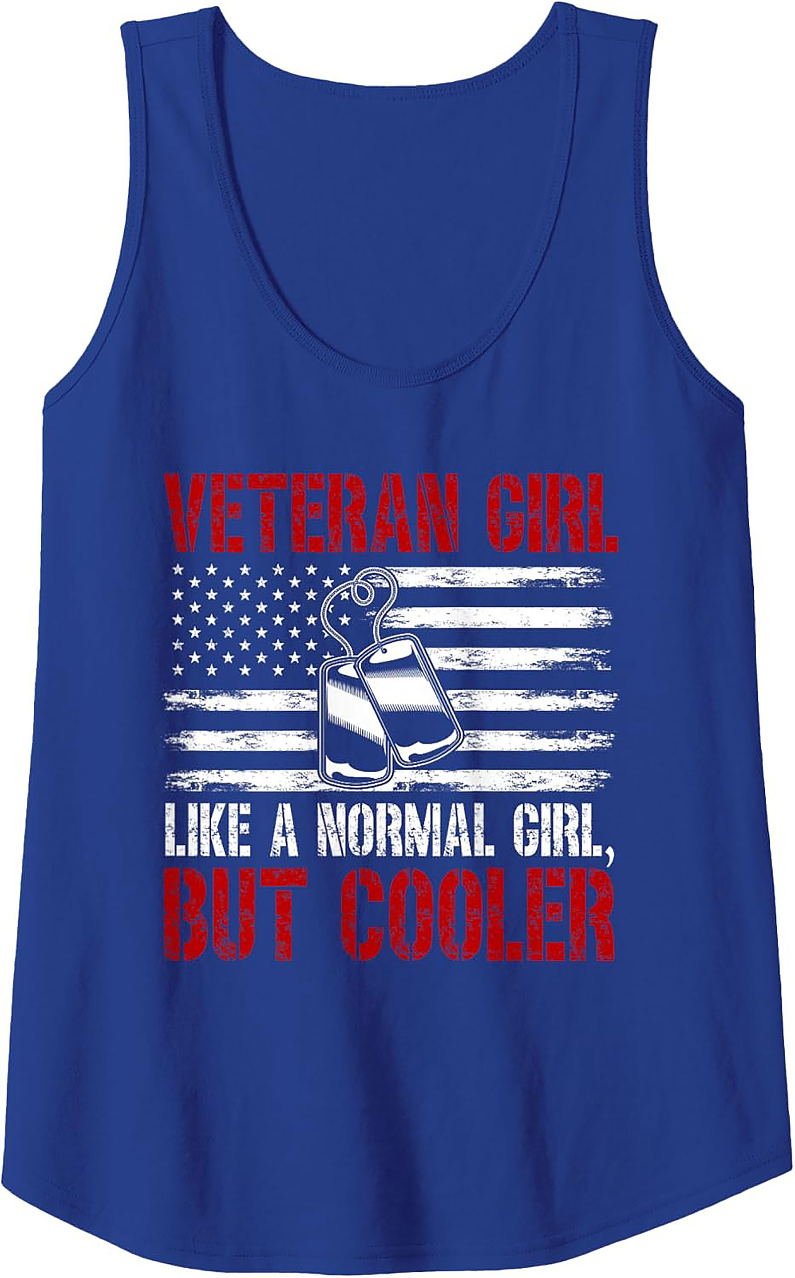 Veteran Girl But Cooler Graphic Tank | Military Sleeveless Shirt