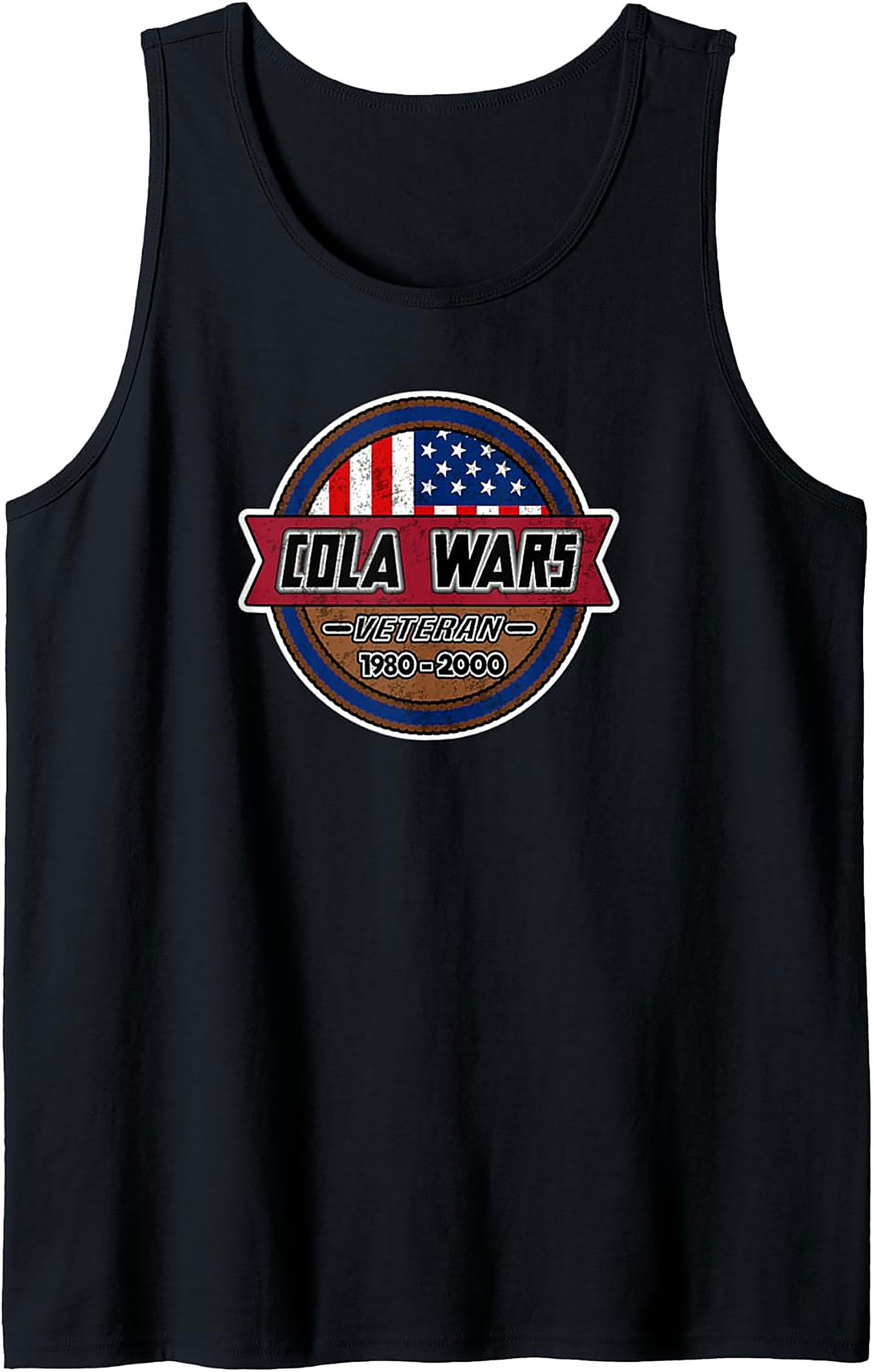 Cola Wars Veteran Graphic Tank Top | 80s Nostalgia Shirt