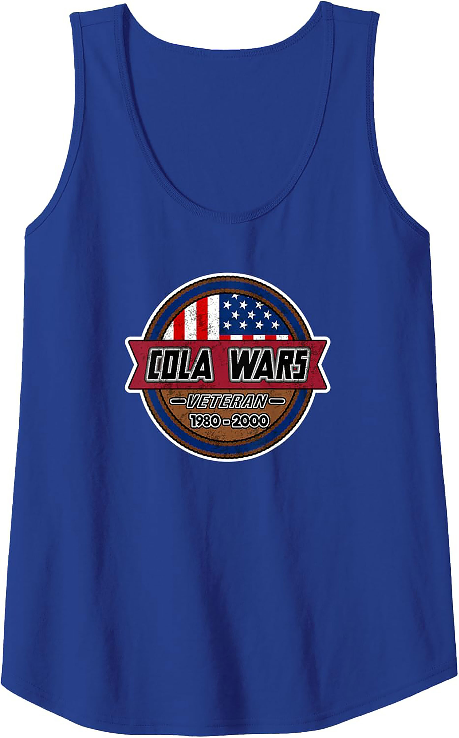 Cola Wars Veteran Graphic Tank Top | 80s Nostalgia Shirt