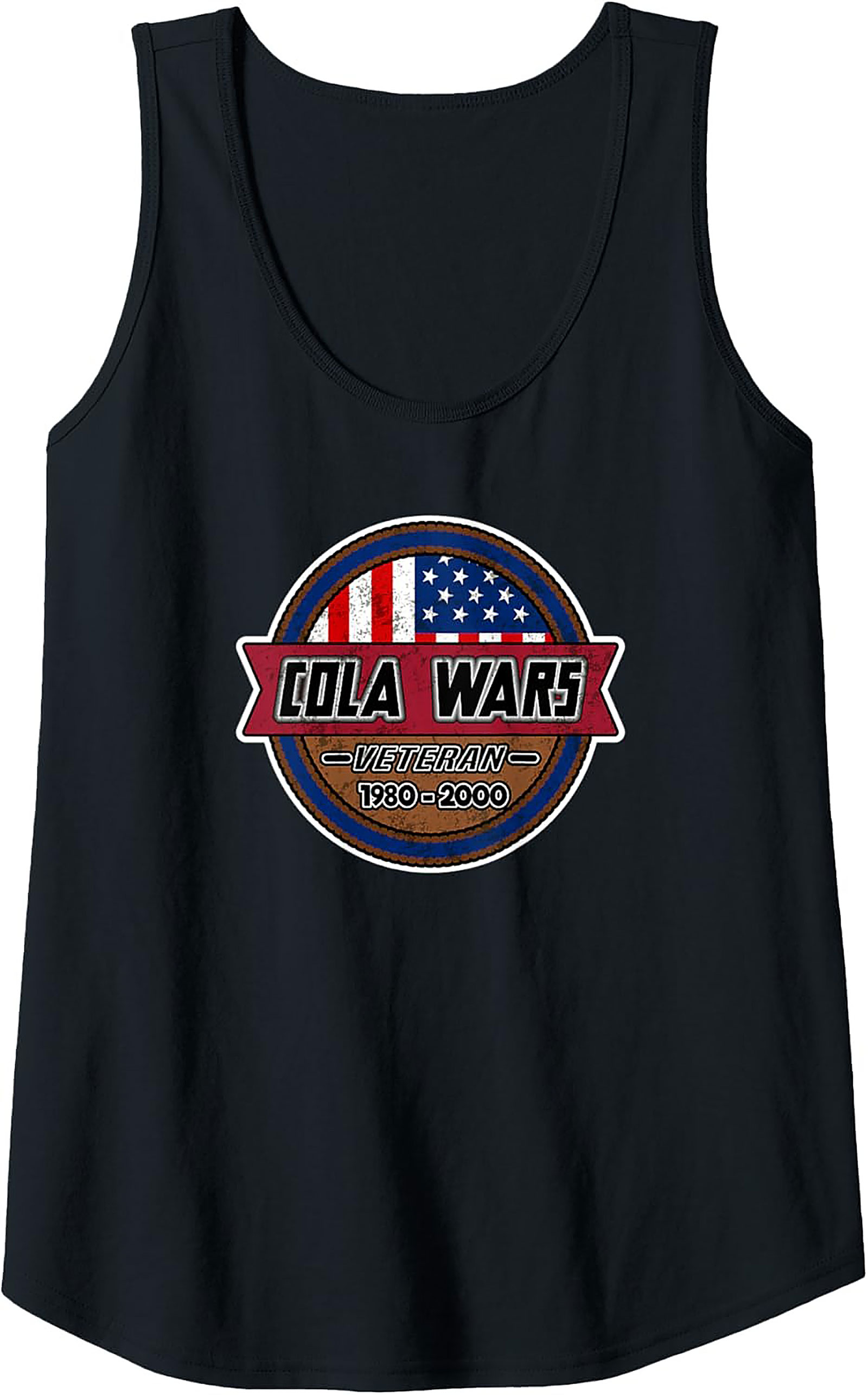 Cola Wars Veteran Graphic Tank Top | 80s Nostalgia Shirt