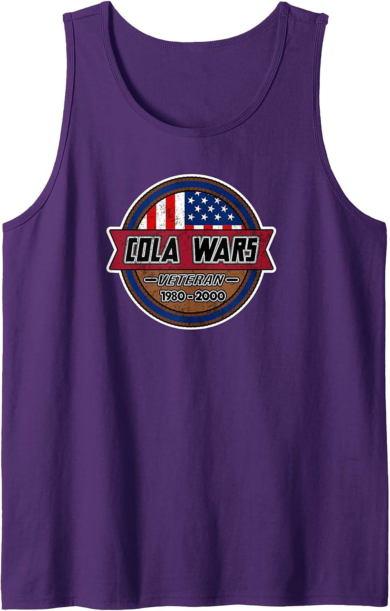 Cola Wars Veteran Graphic Tank Top | 80s Nostalgia Shirt
