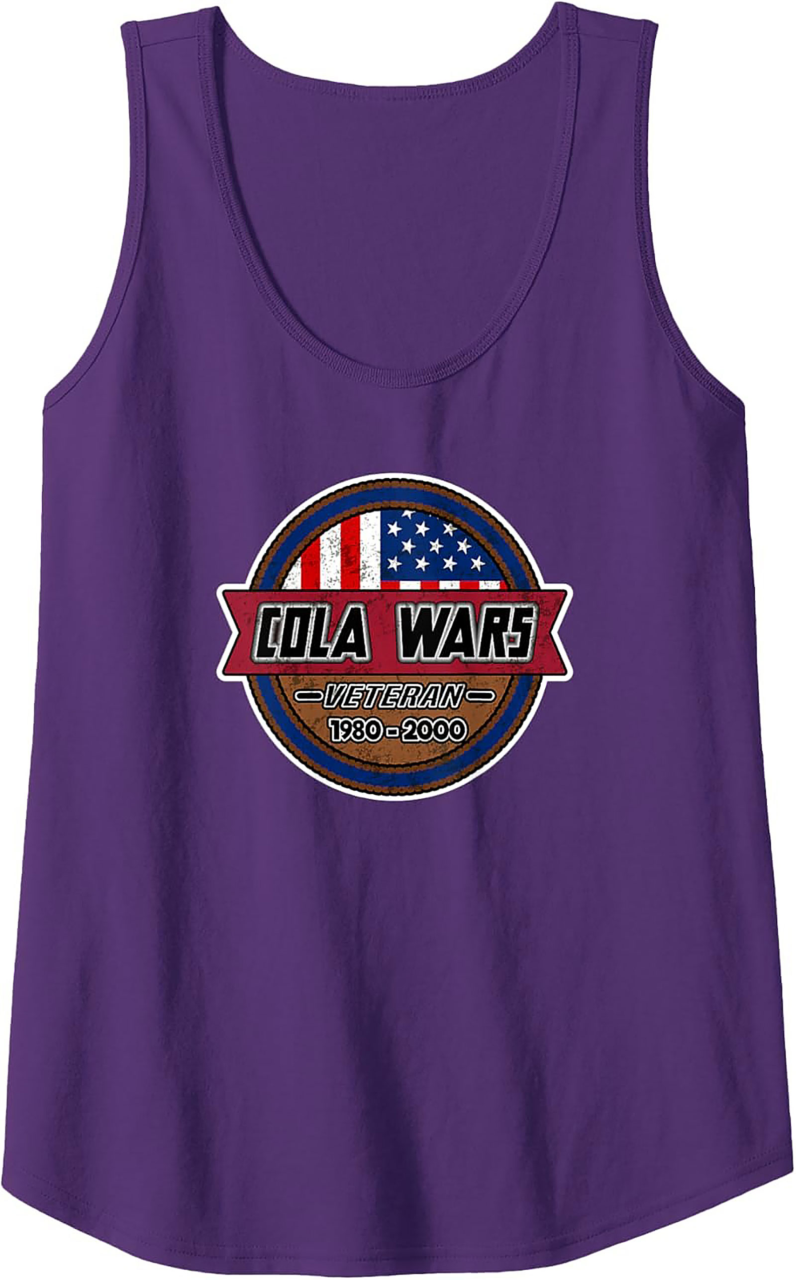 Cola Wars Veteran Graphic Tank Top | 80s Nostalgia Shirt