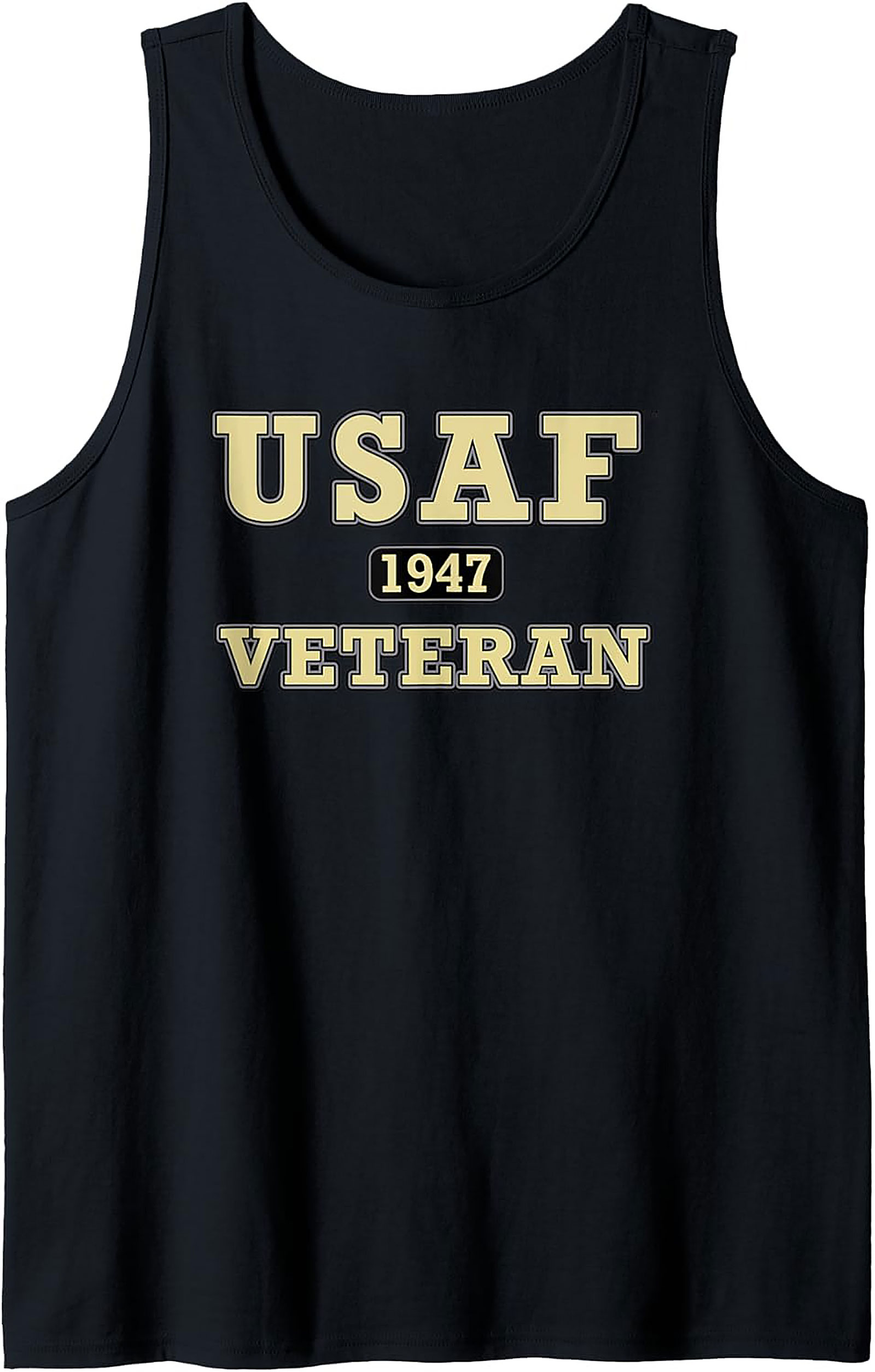 USAF Veteran 1947 Graphic Tank Top | Air Force Sleeveless Shirt