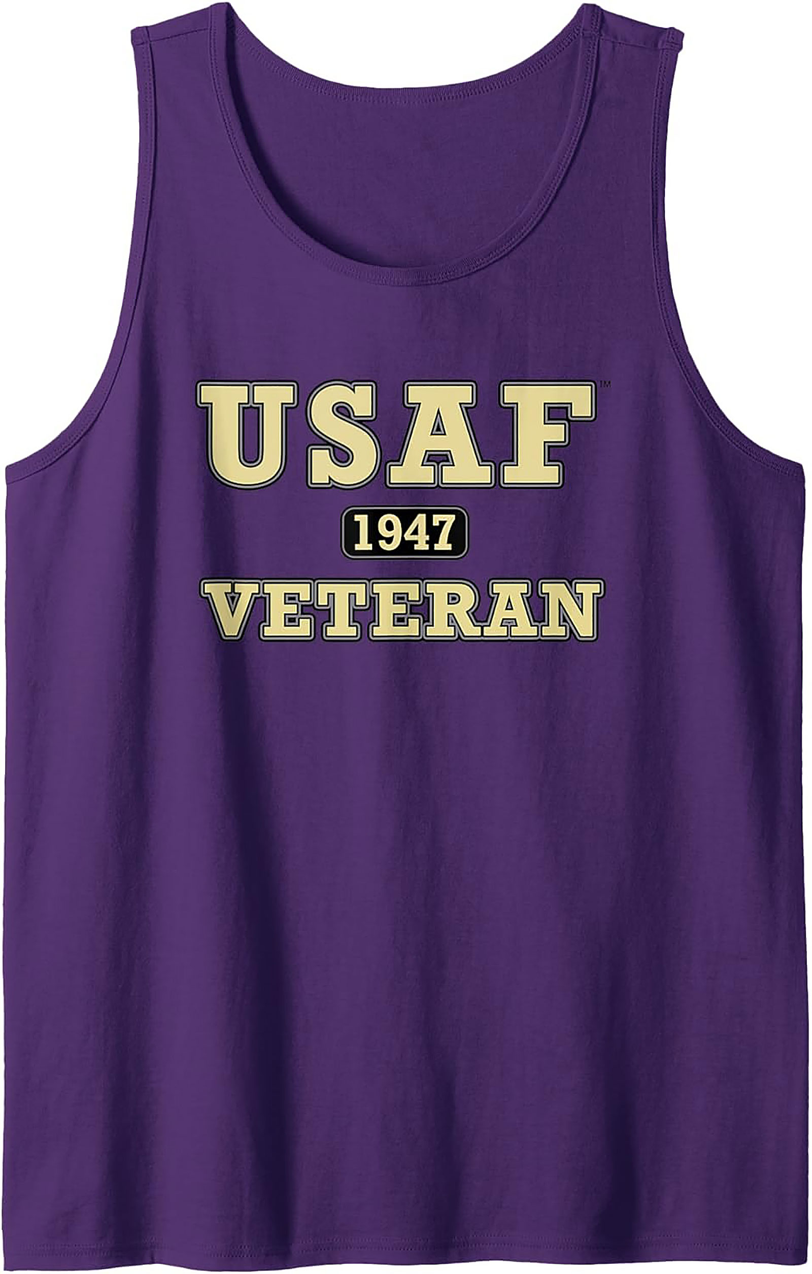 USAF Veteran 1947 Graphic Tank Top | Air Force Sleeveless Shirt