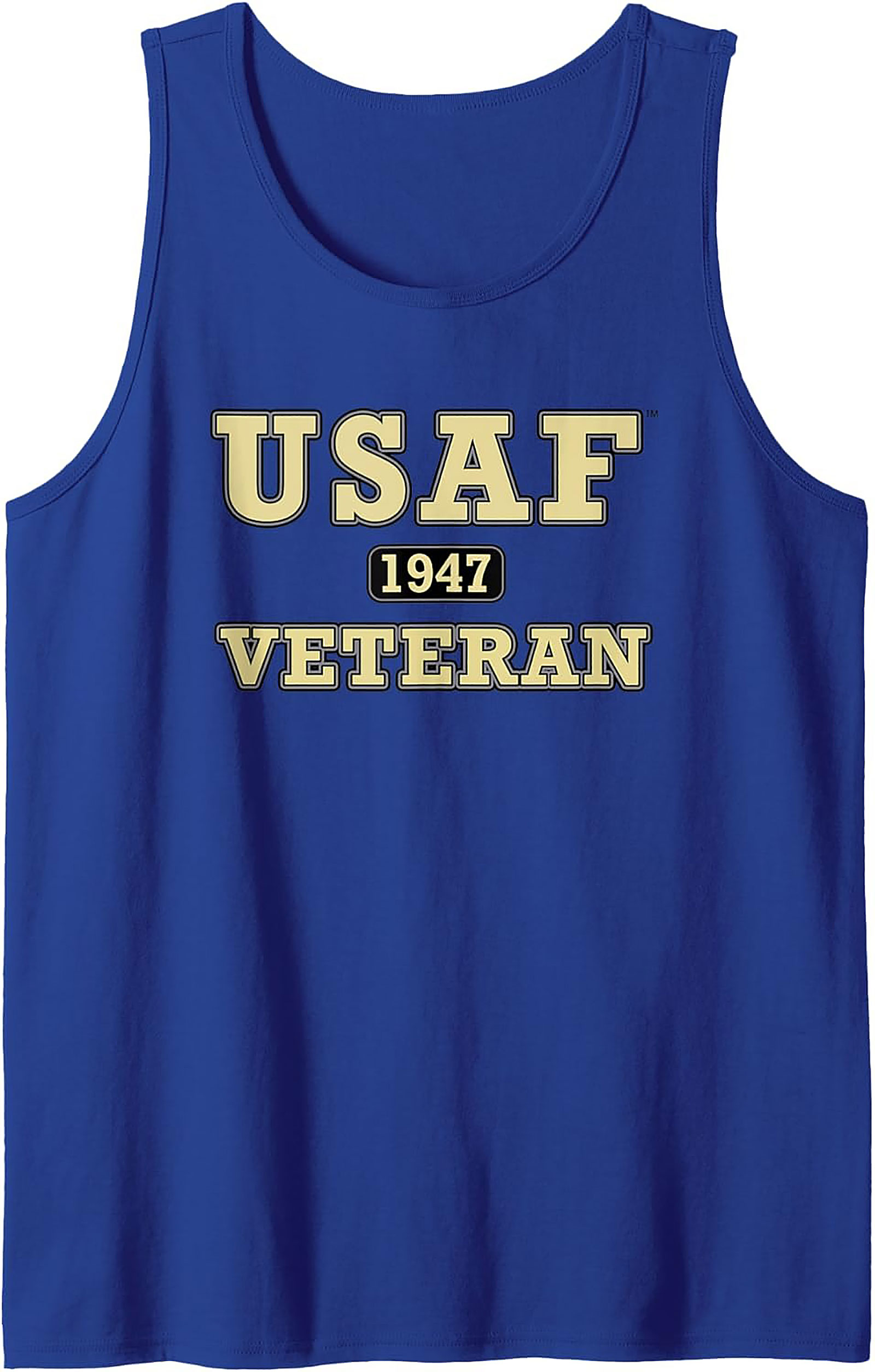 USAF Veteran 1947 Graphic Tank Top | Air Force Sleeveless Shirt