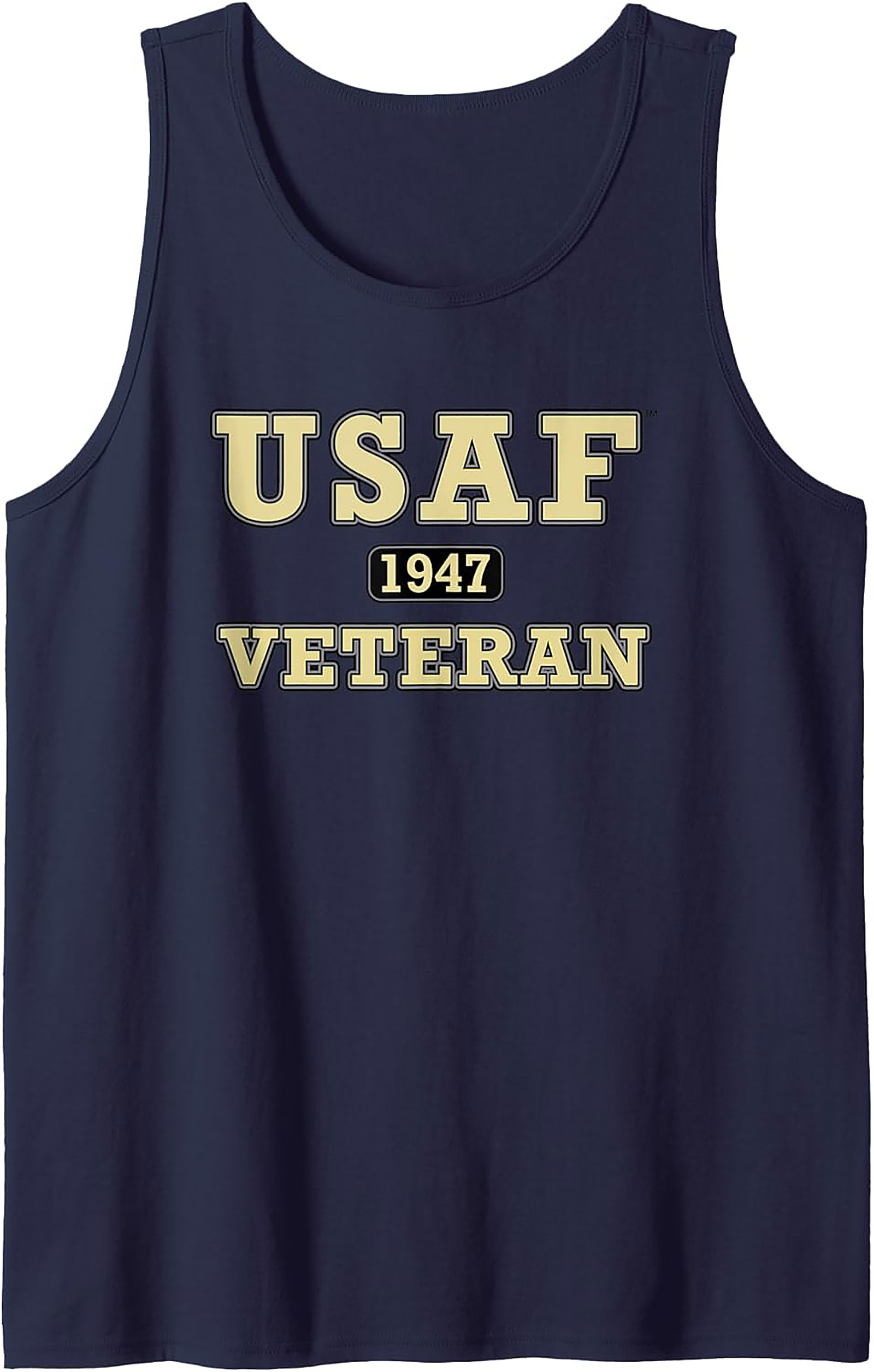 USAF Veteran 1947 Graphic Tank Top | Air Force Sleeveless Shirt