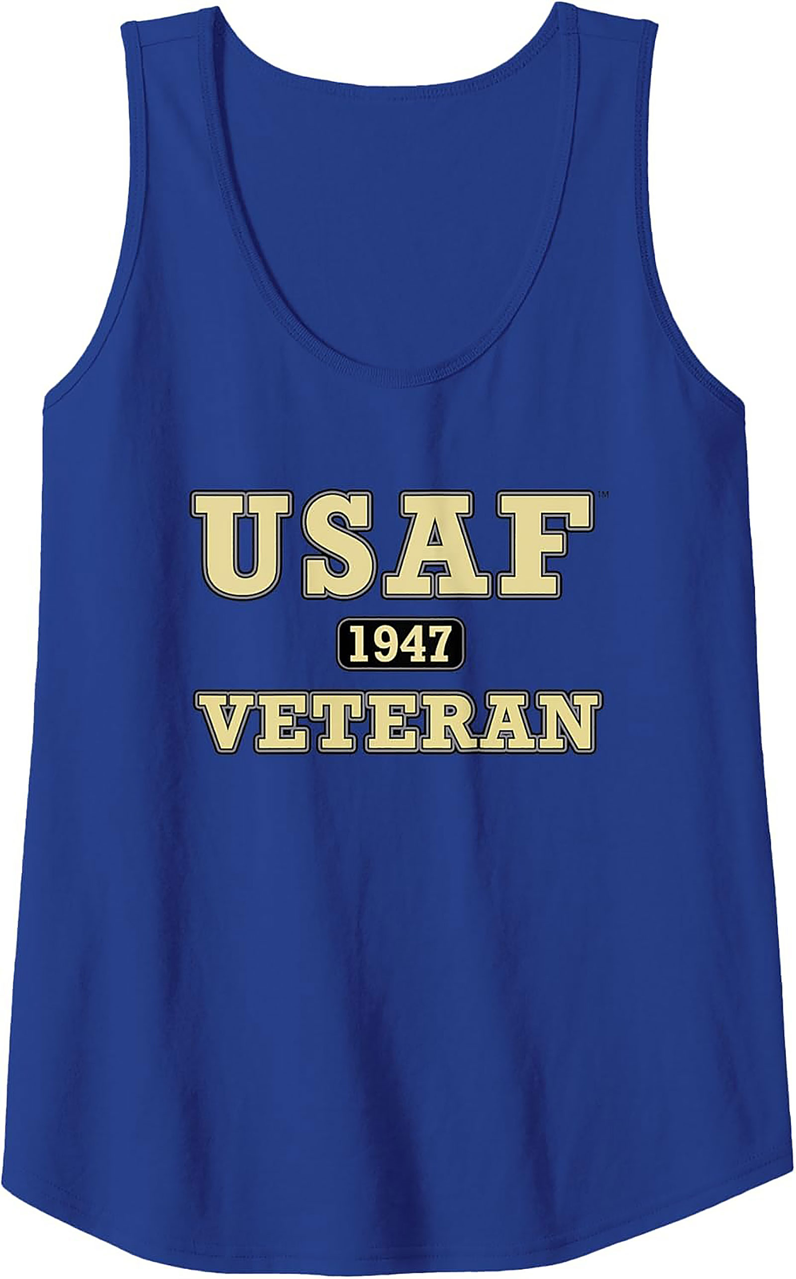 USAF Veteran 1947 Graphic Tank Top | Air Force Sleeveless Shirt