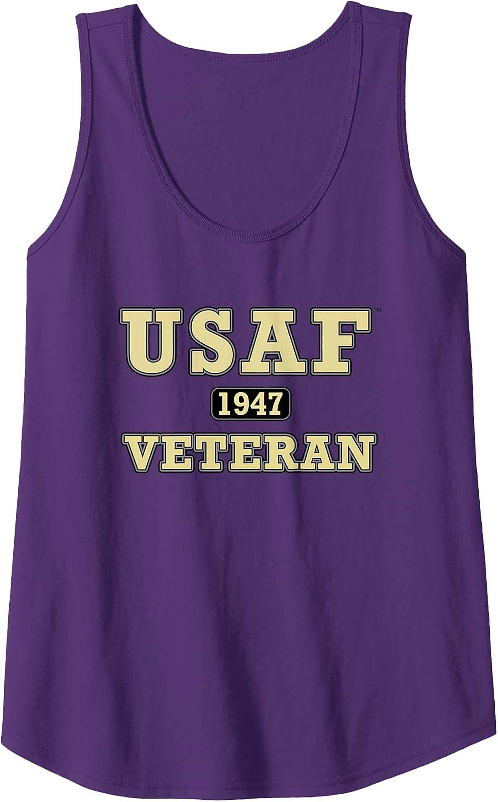 USAF Veteran 1947 Graphic Tank Top | Air Force Sleeveless Shirt