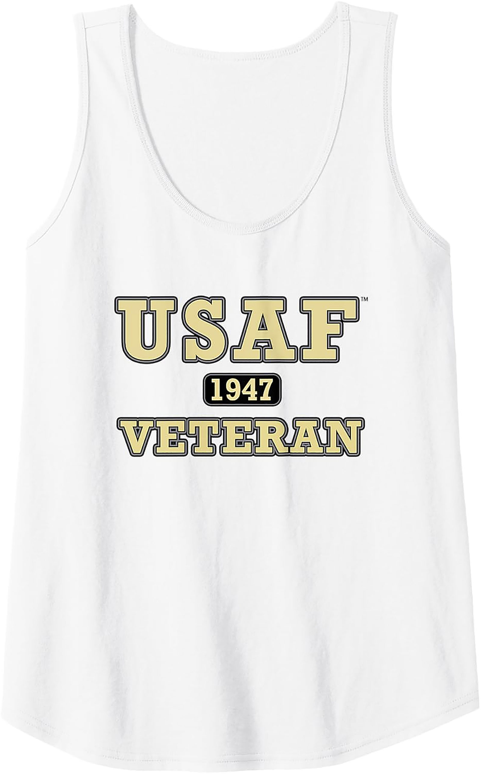 USAF Veteran 1947 Graphic Tank Top | Air Force Sleeveless Shirt