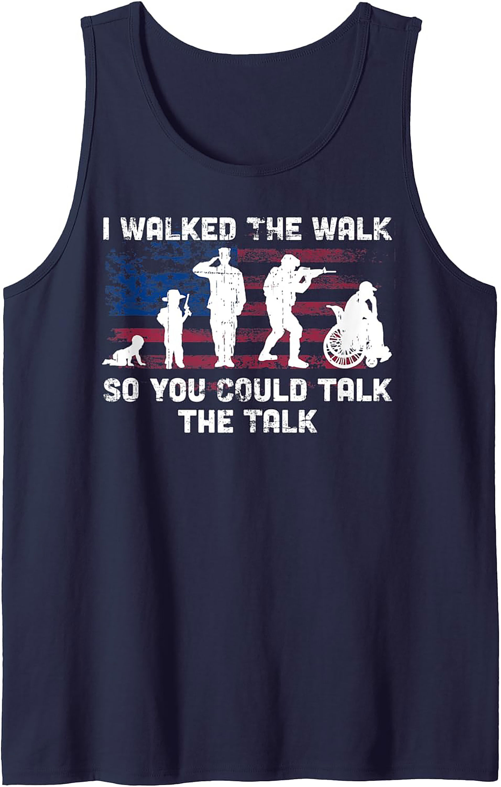 Veteran Sacrifice Graphic Tank | Military Sleeveless Shirt