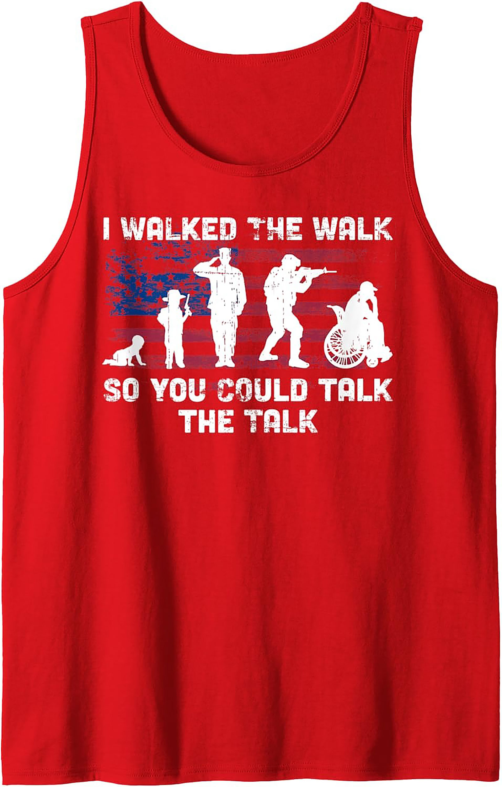 Veteran Sacrifice Graphic Tank | Military Sleeveless Shirt