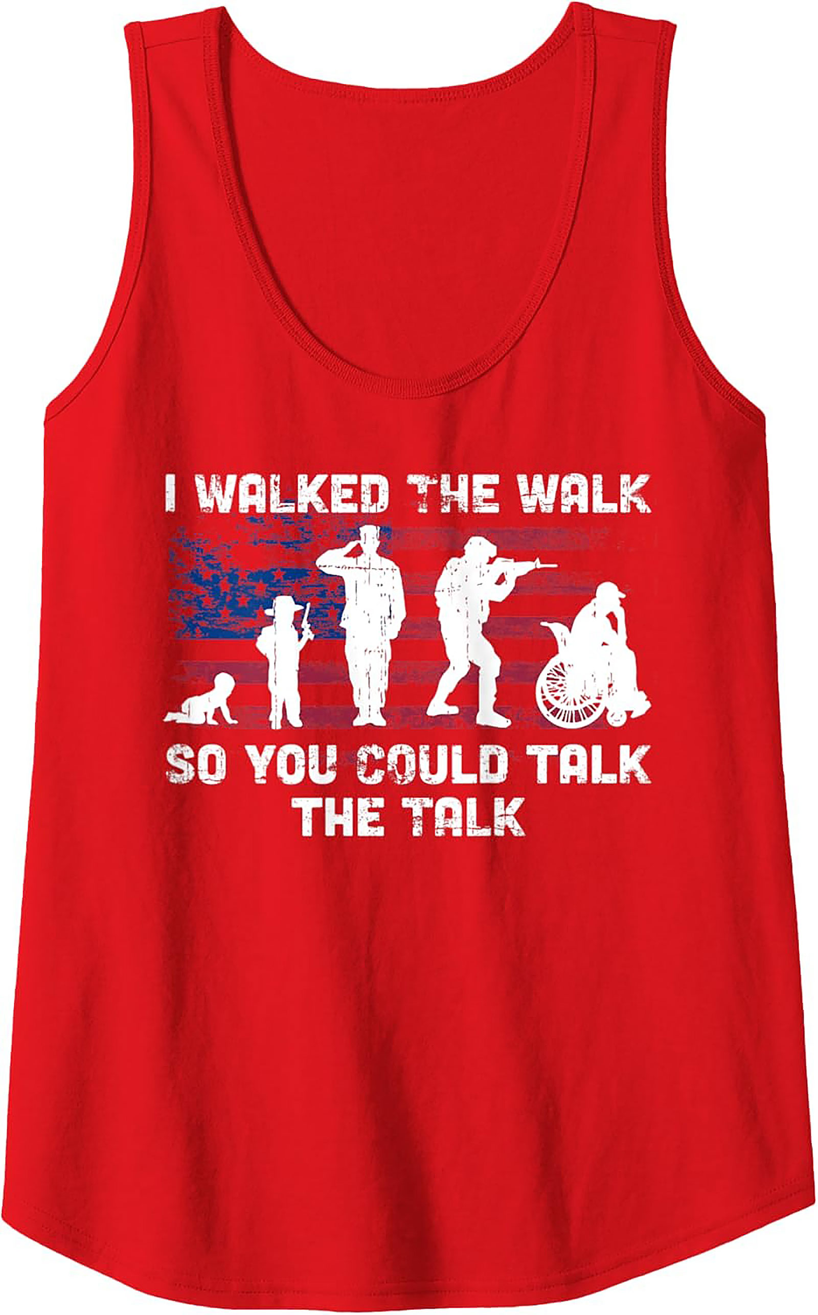 Veteran Sacrifice Graphic Tank | Military Sleeveless Shirt