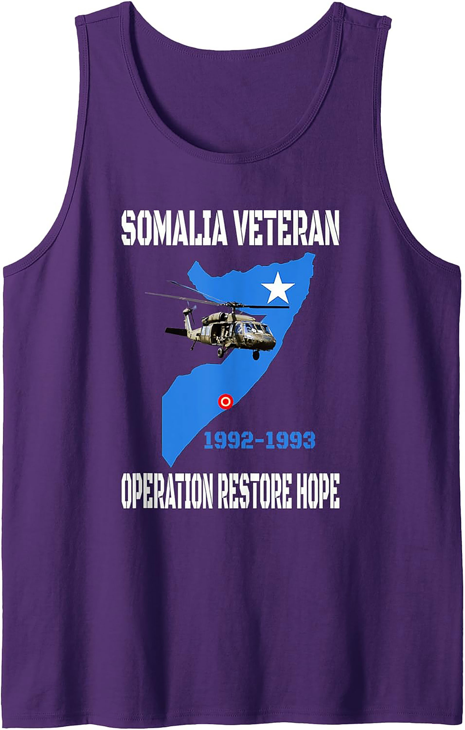 Somalia Veteran Tank Top | Operation Restore Hope Tribute