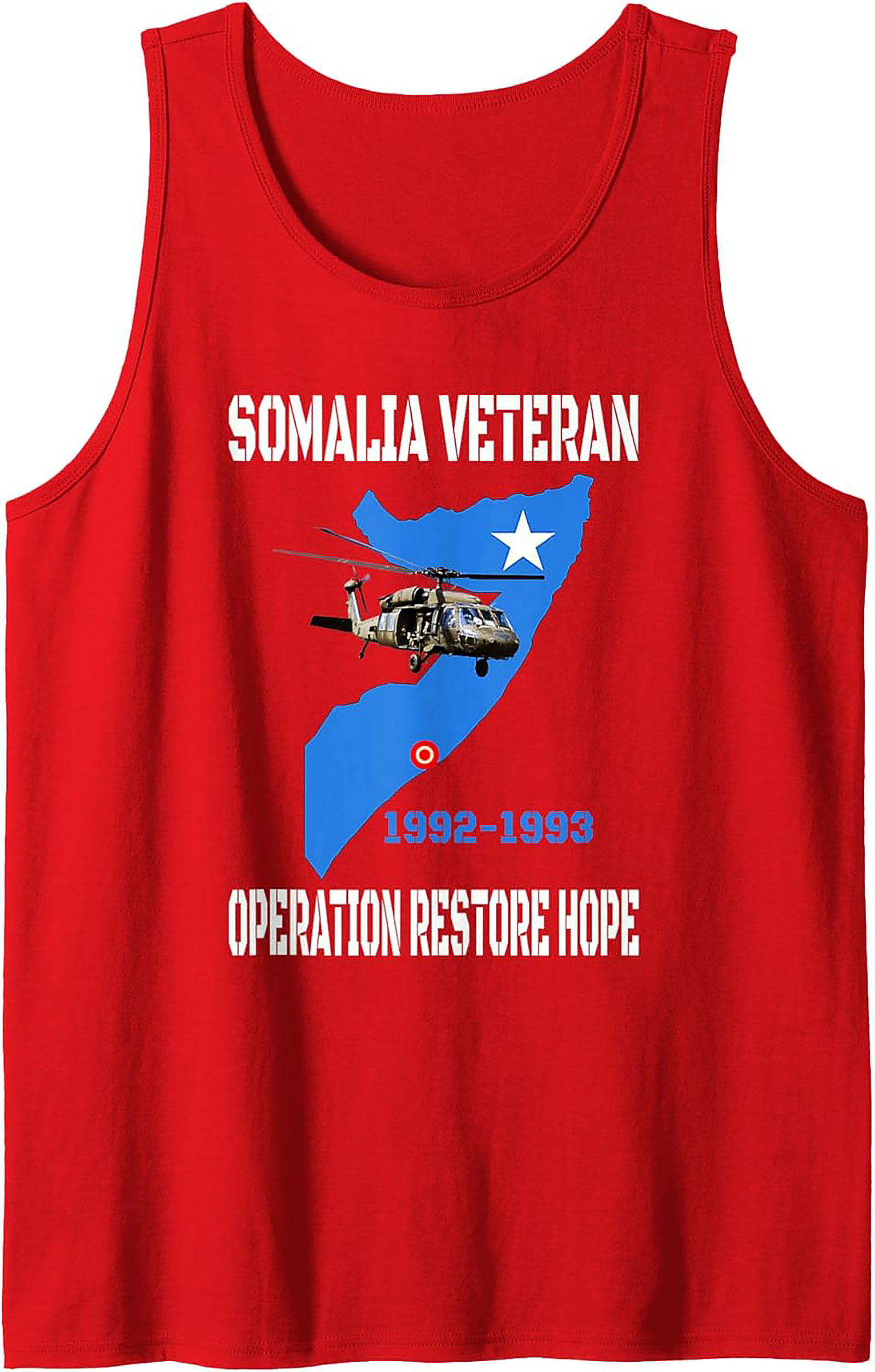 Somalia Veteran Tank Top | Operation Restore Hope Tribute