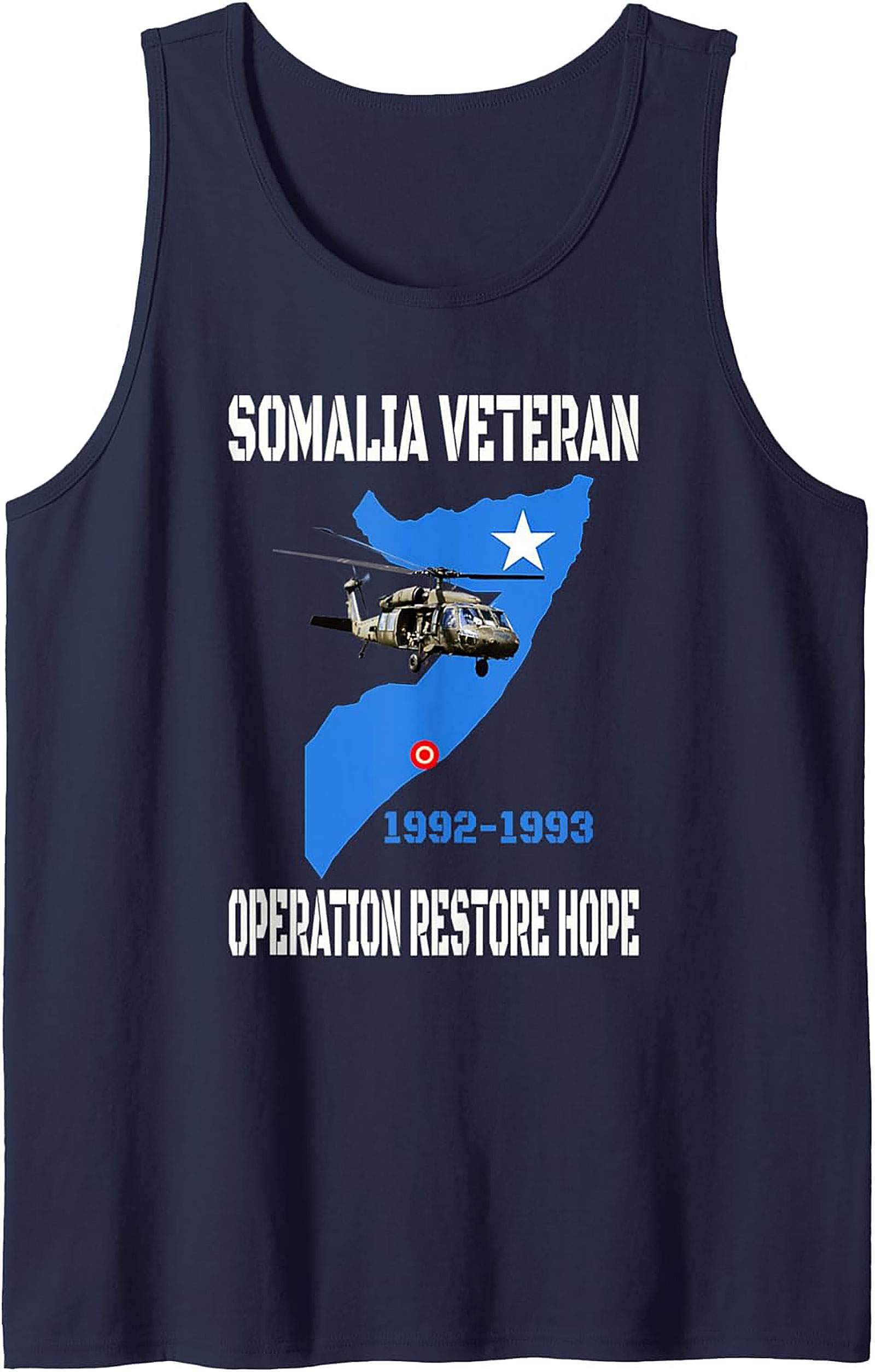 Somalia Veteran Tank Top | Operation Restore Hope Tribute