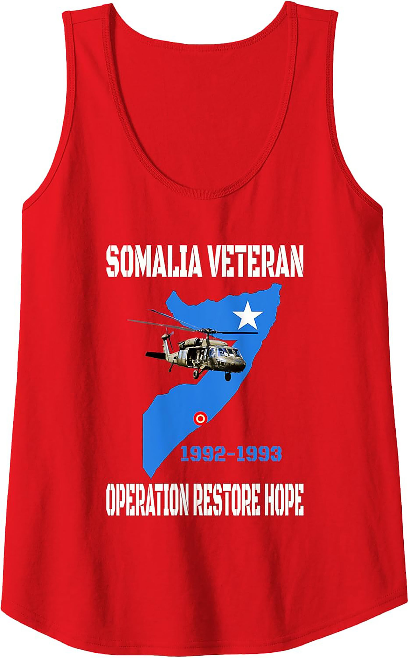 Somalia Veteran Tank Top | Operation Restore Hope Tribute