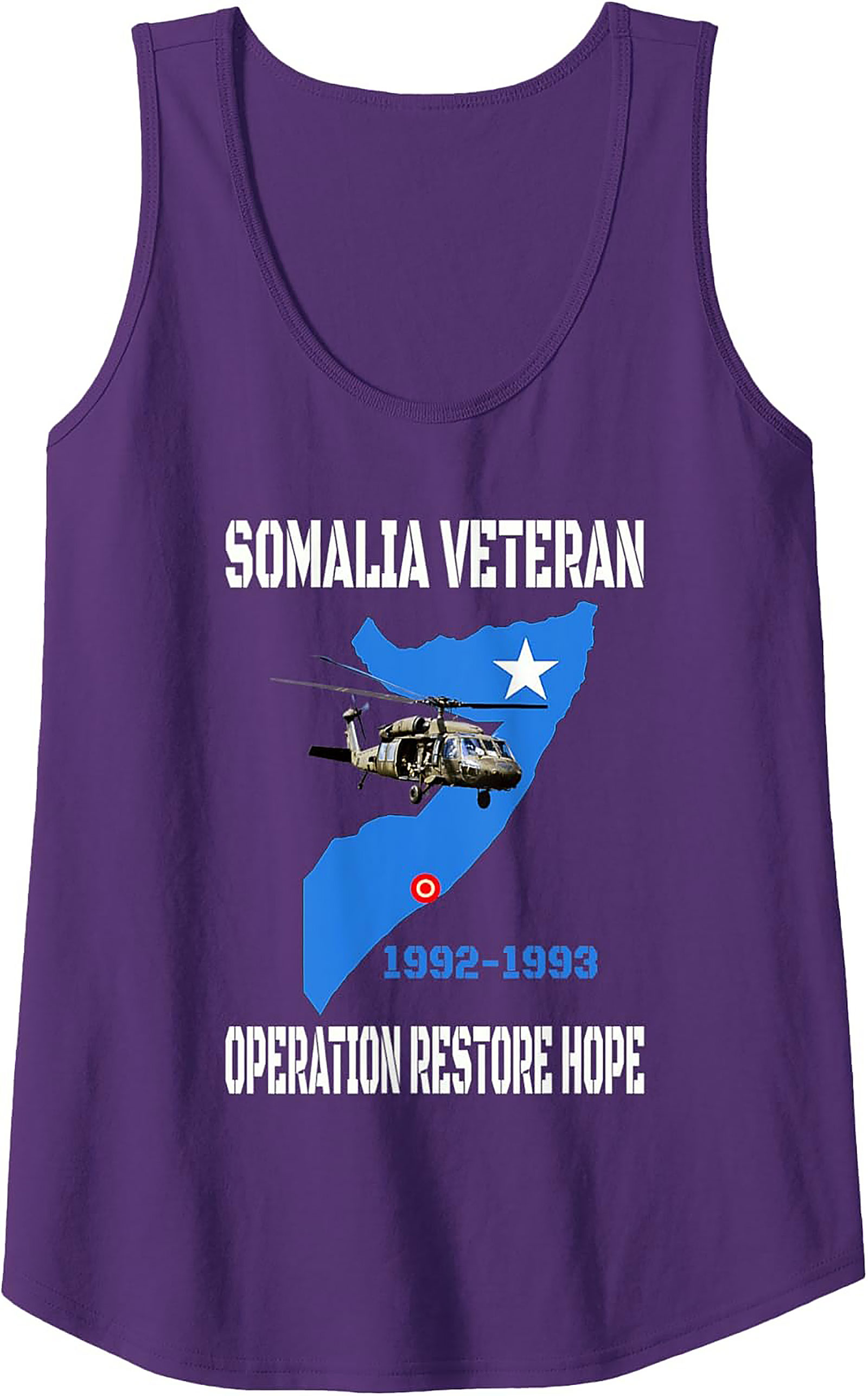 Somalia Veteran Tank Top | Operation Restore Hope Tribute