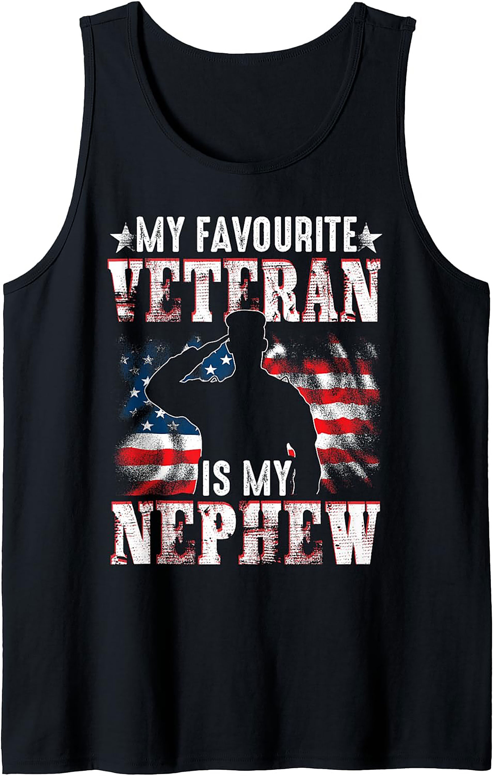 Veteran Nephew Graphic Tank | Military Sleeveless Shirt