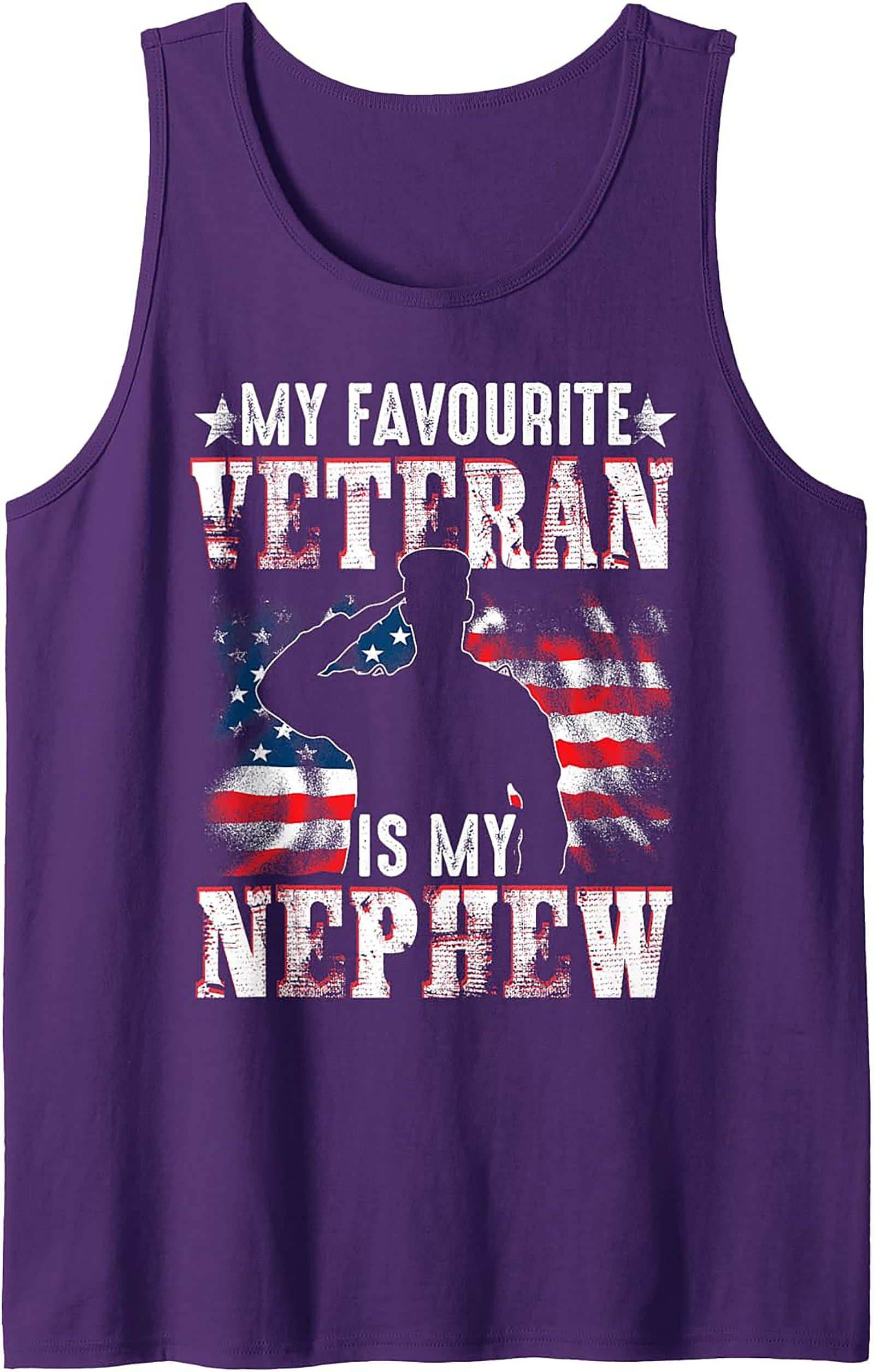 Veteran Nephew Graphic Tank | Military Sleeveless Shirt