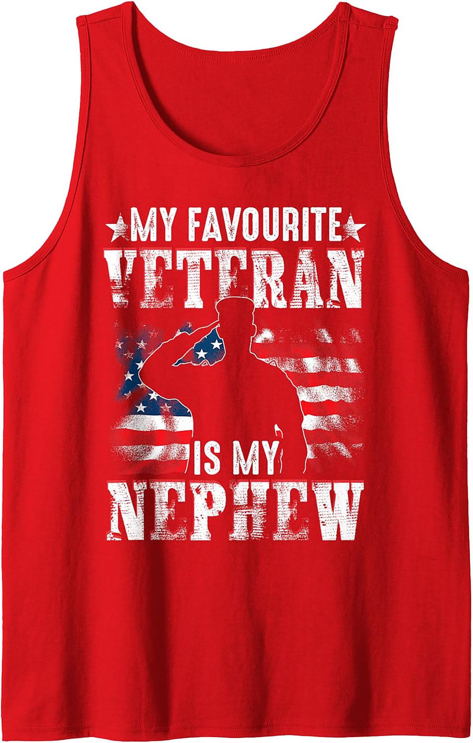 Veteran Nephew Graphic Tank | Military Sleeveless Shirt