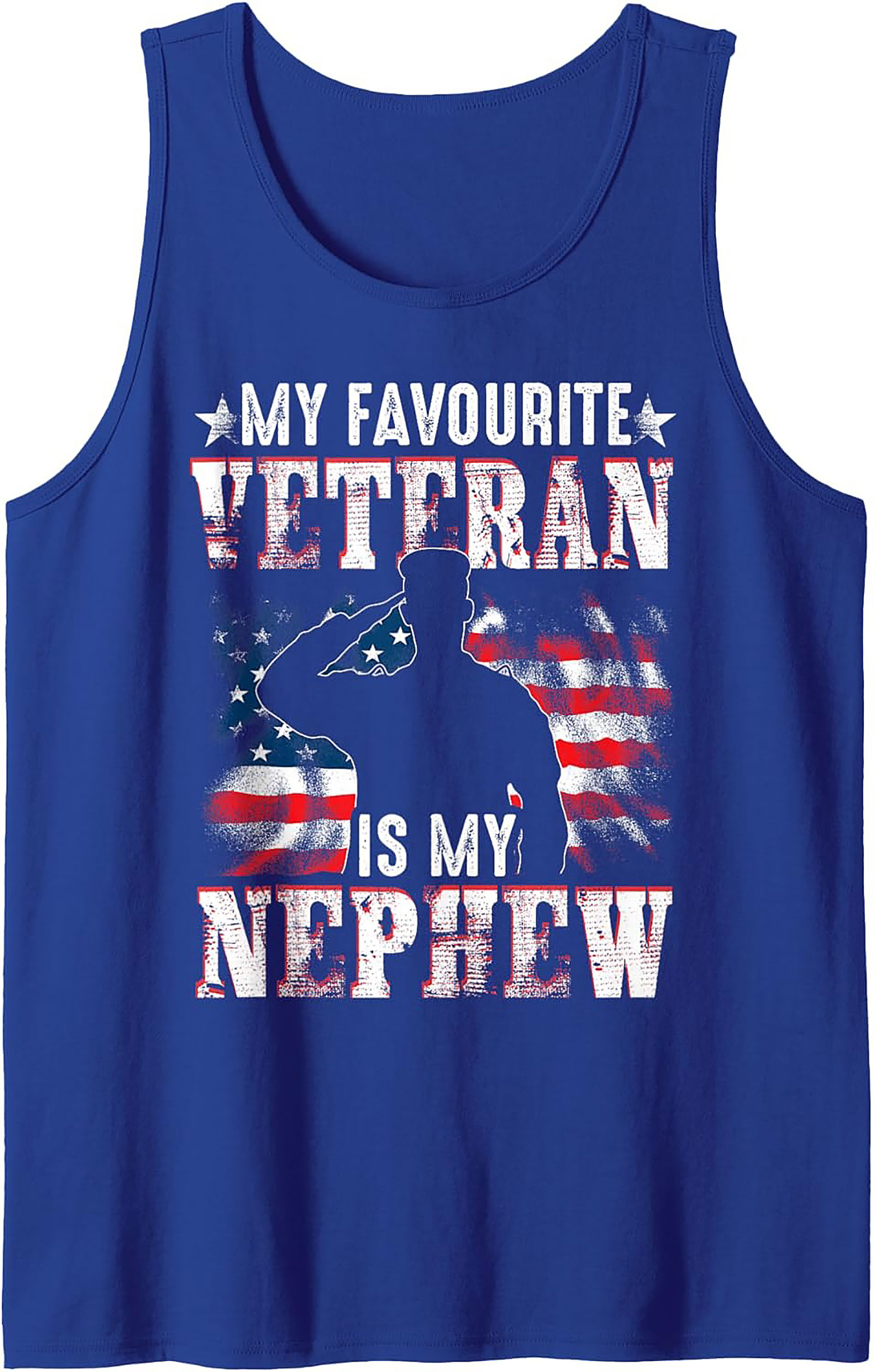 Veteran Nephew Graphic Tank | Military Sleeveless Shirt