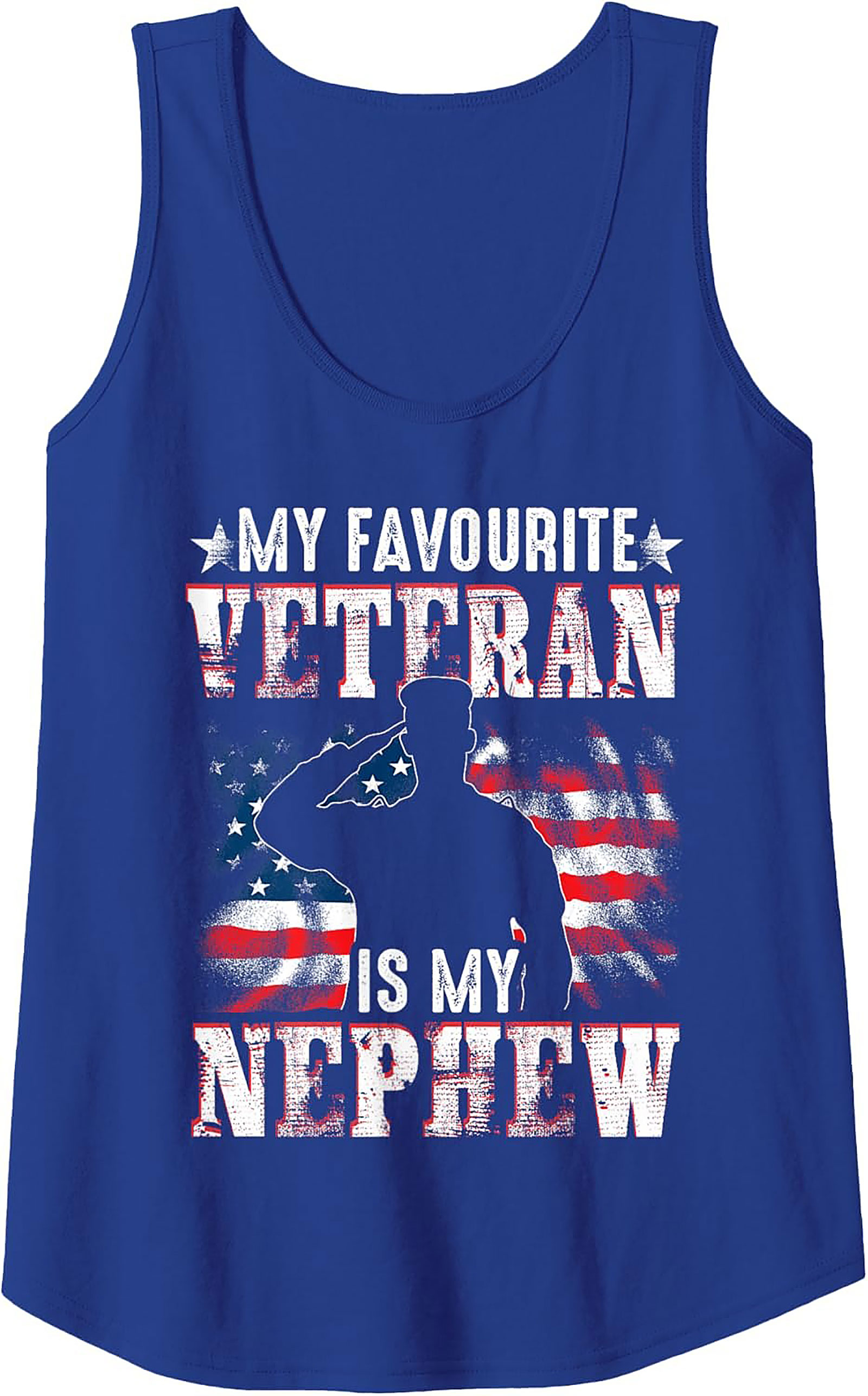 Veteran Nephew Graphic Tank | Military Sleeveless Shirt