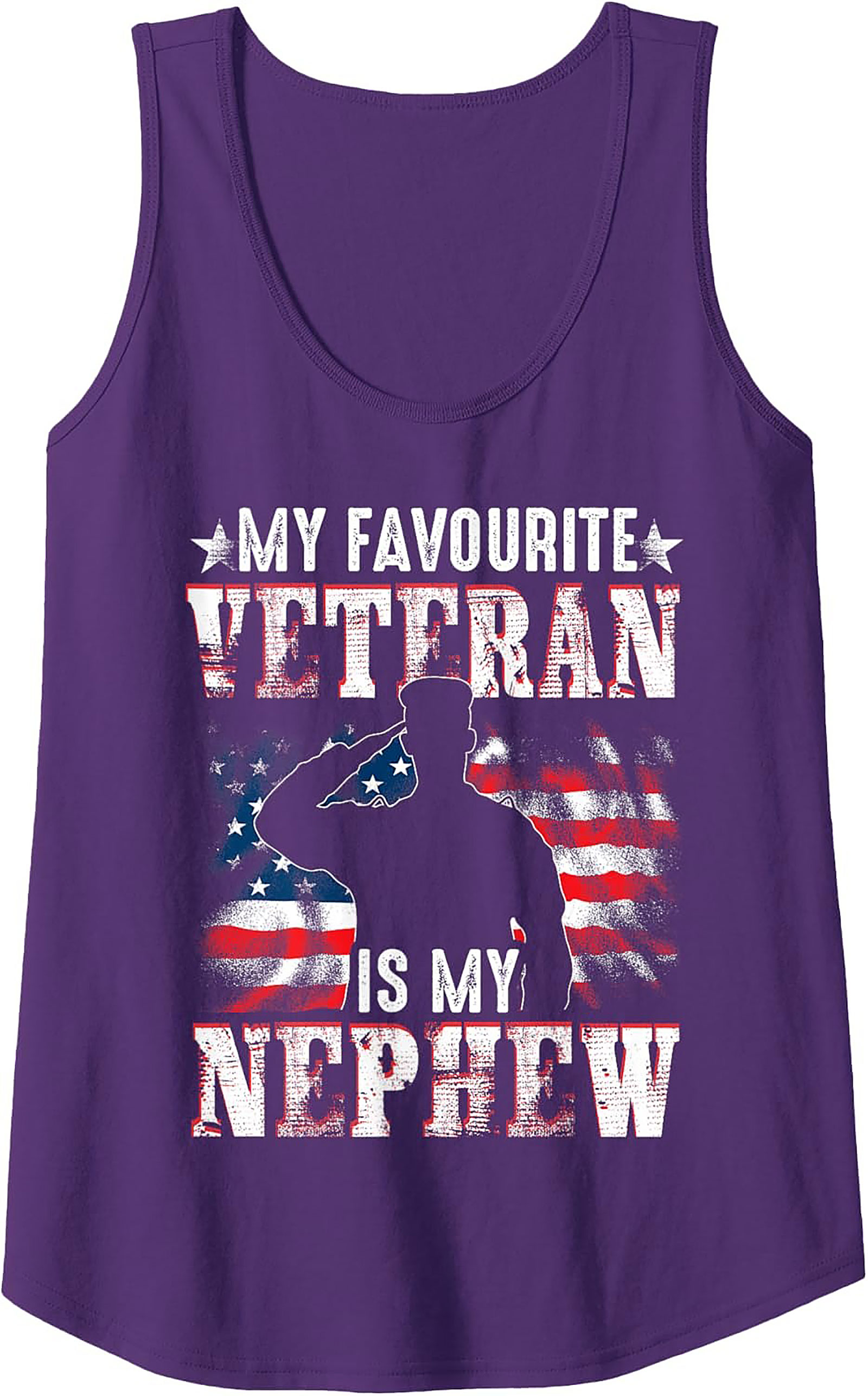 Veteran Nephew Graphic Tank | Military Sleeveless Shirt